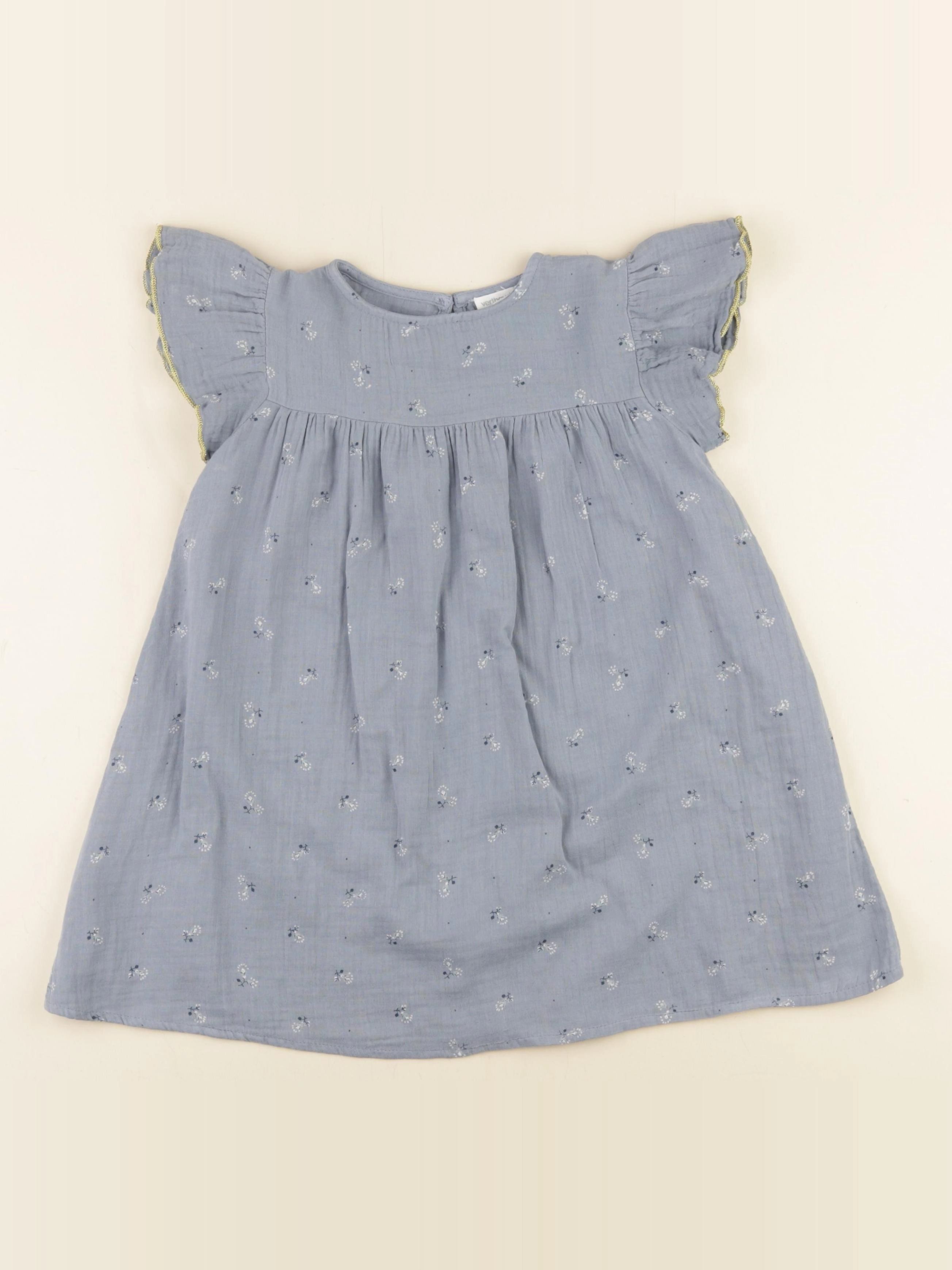 Vertbaudet - robe bleu - 4 ans