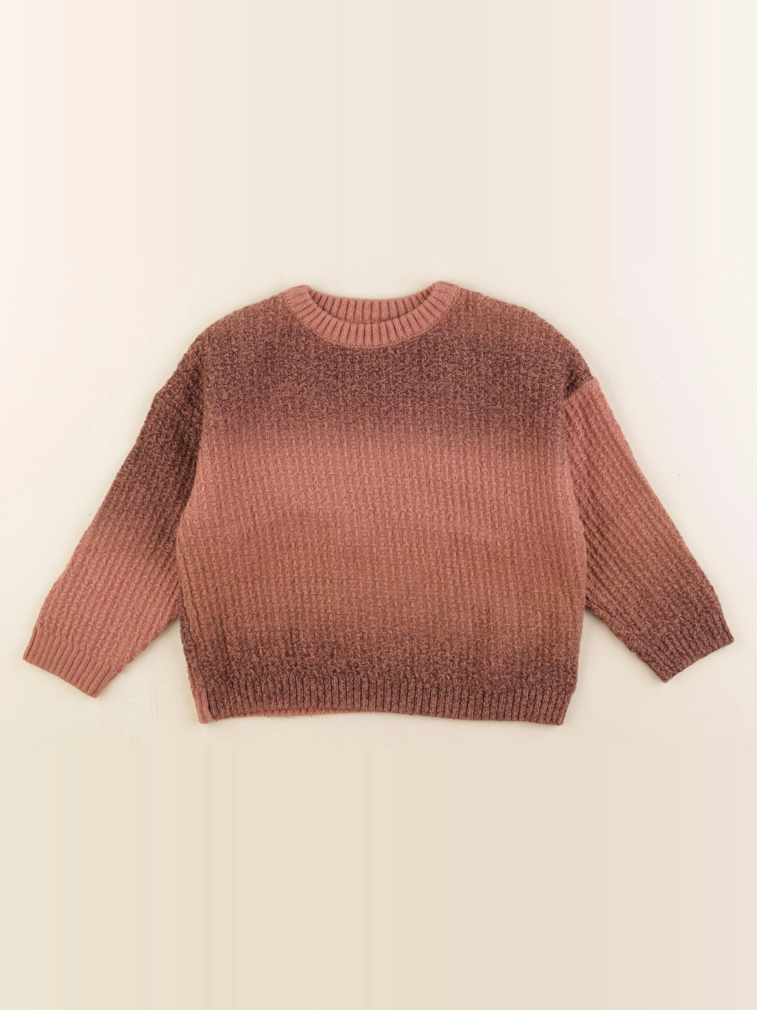 Zara - pull marron - 3 ans