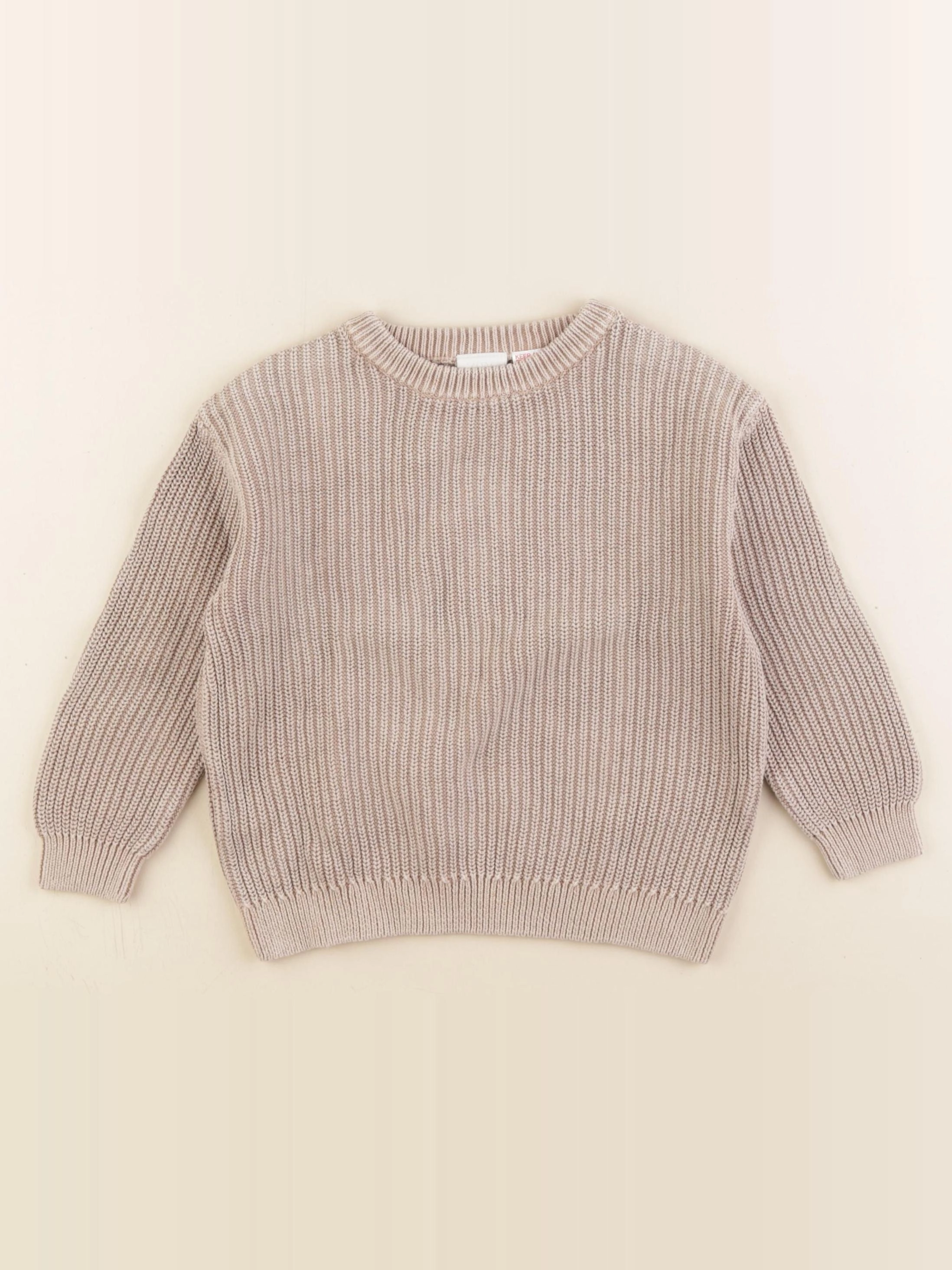 Zara - pull marron - 2 ans