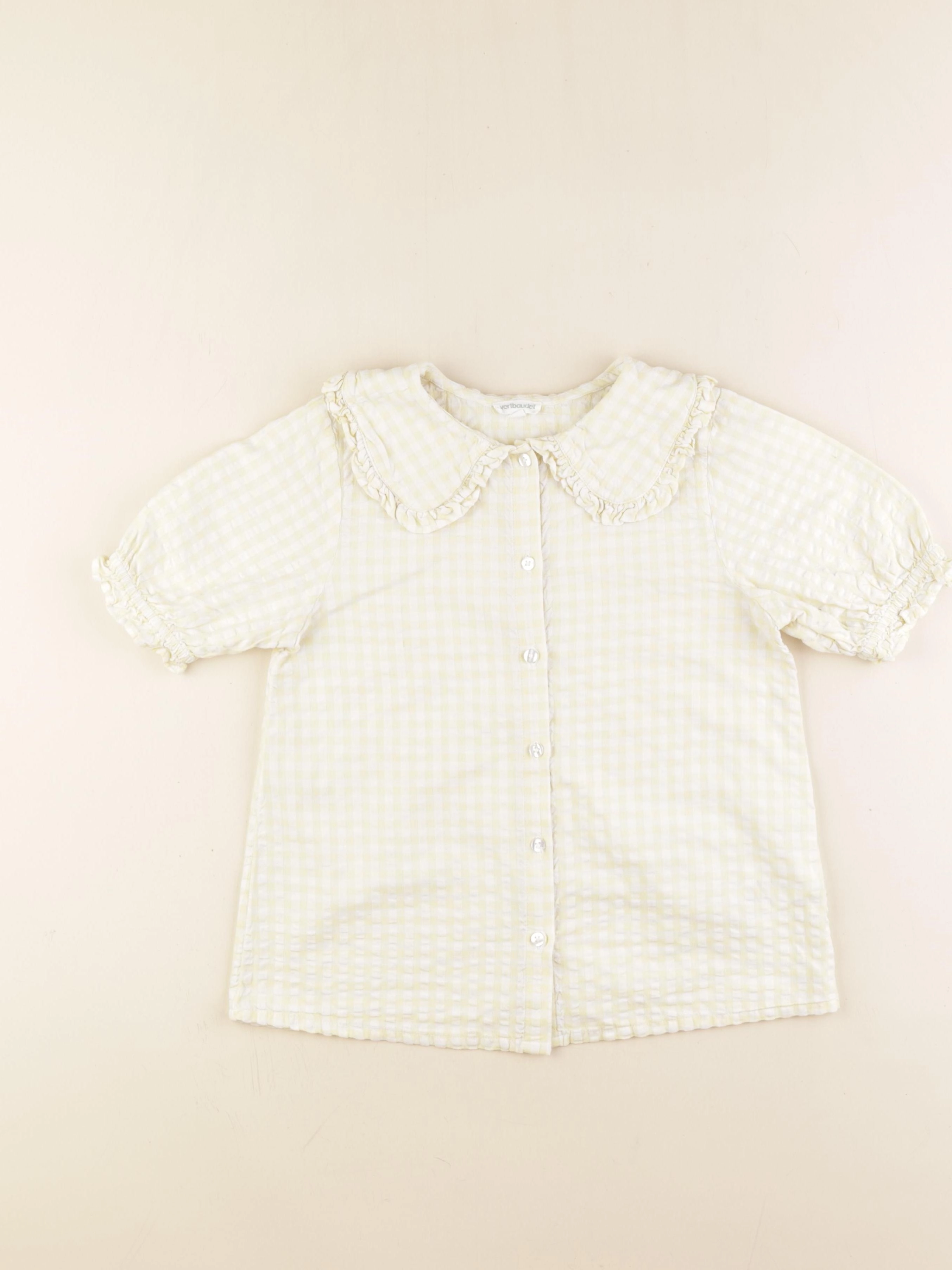 Vertbaudet - blouse jaune - 10 ans