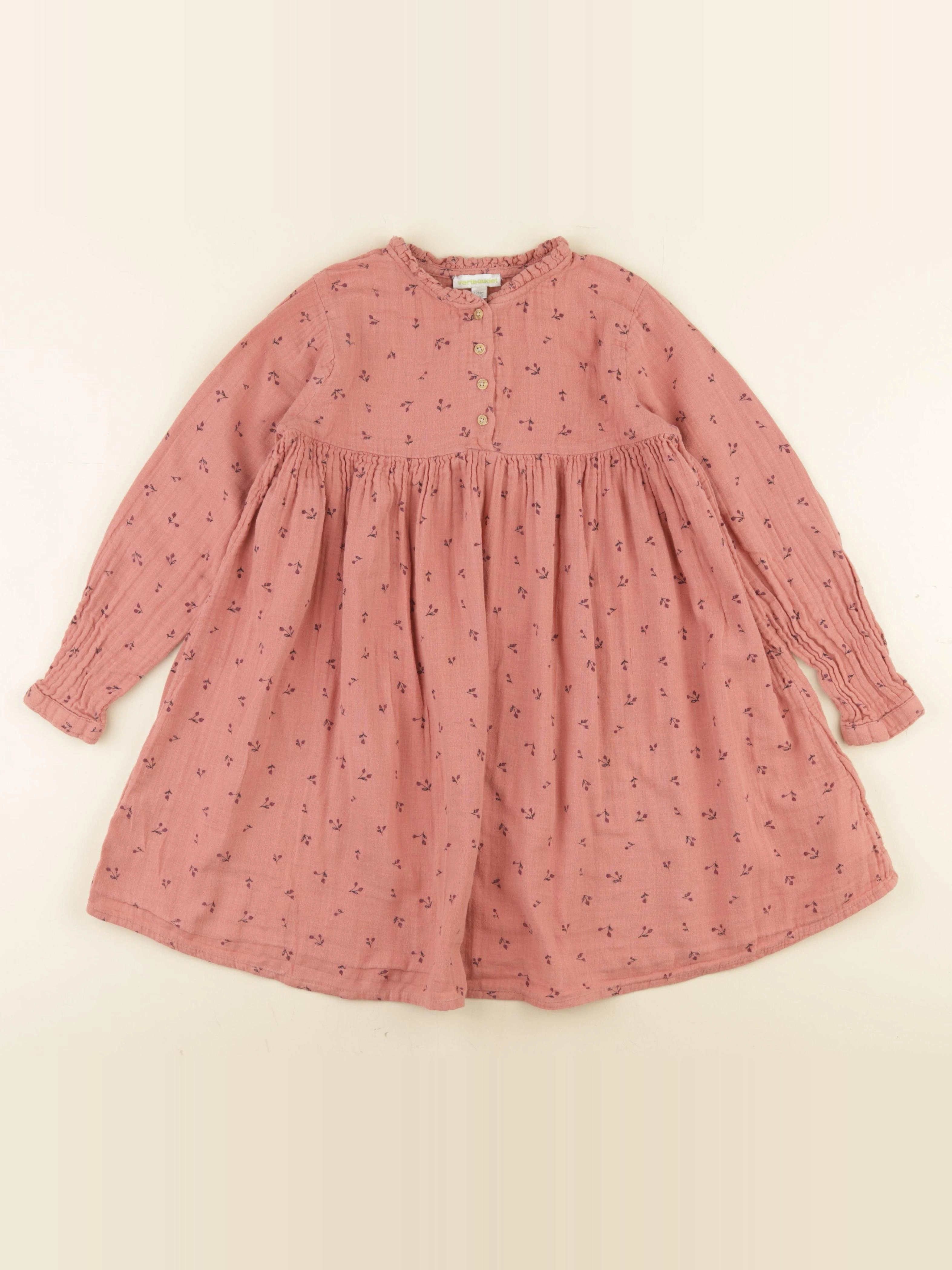 Vertbaudet - robe rose - 8 ans