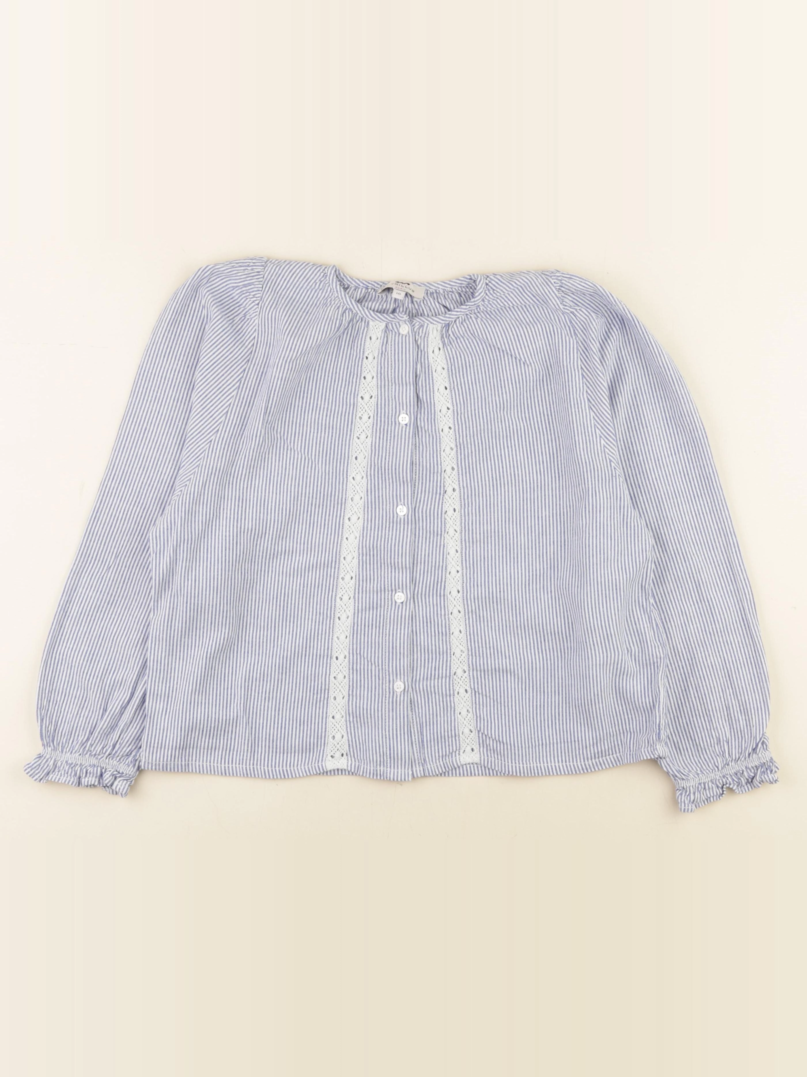 Cyrillus - blouse bleu - 10 ans