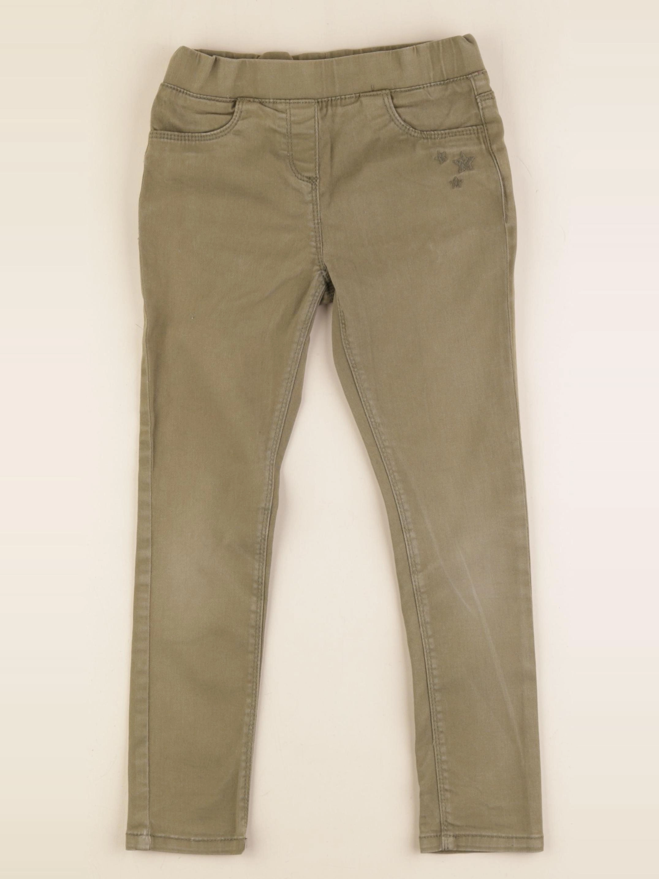 Vertbaudet - jegging vert - 7 ans