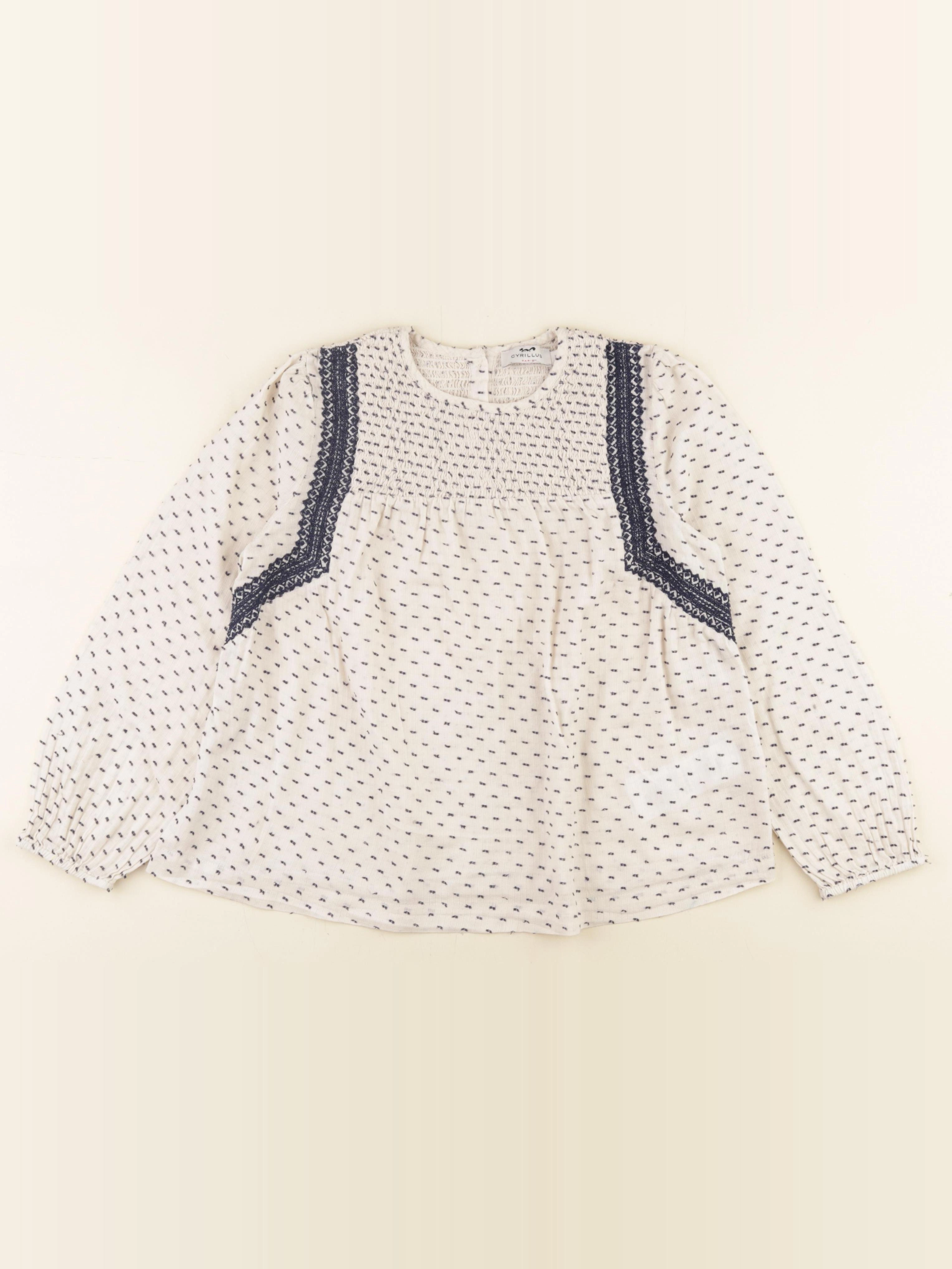 Cyrillus - blouse blanc - 10 ans