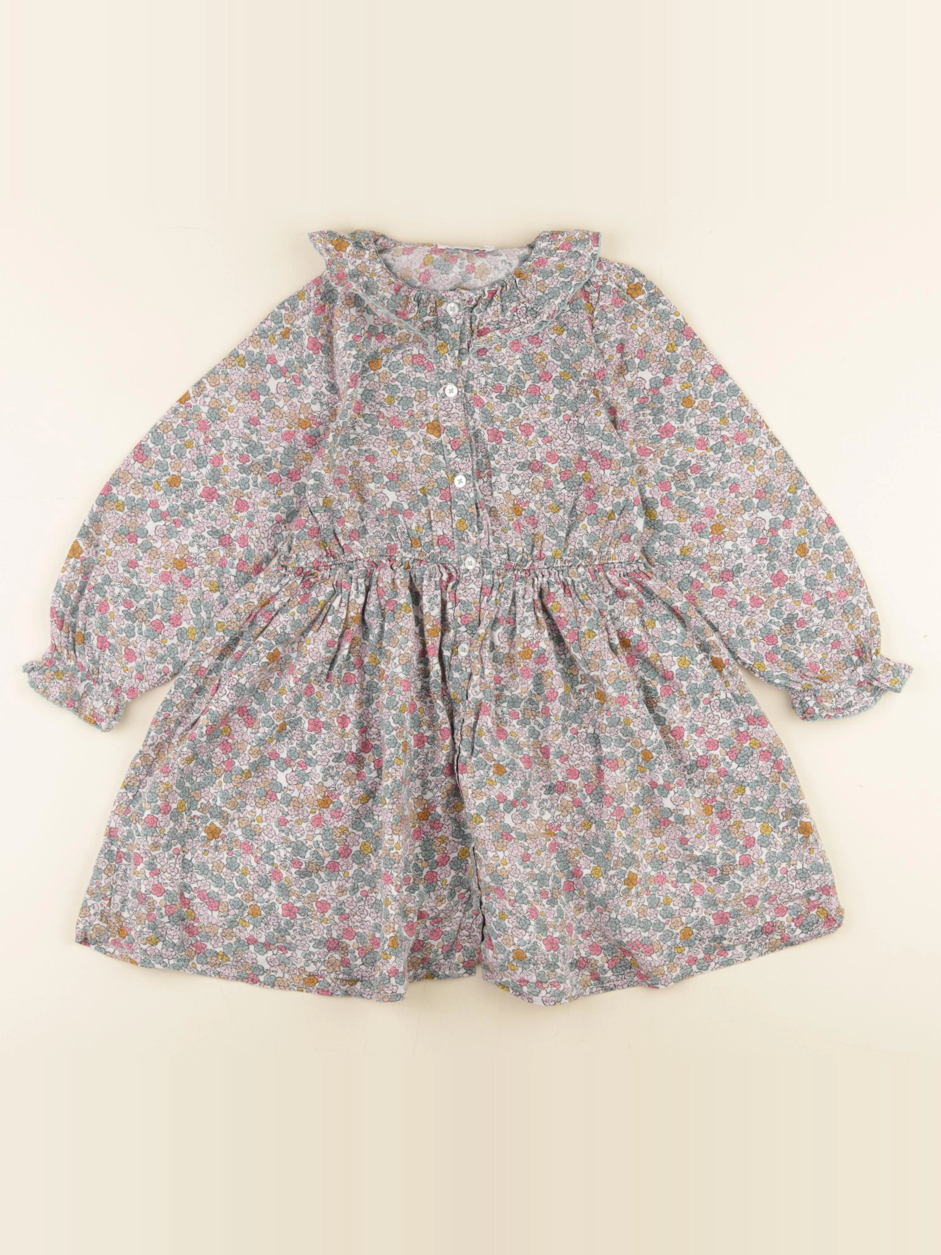 Monoprix - robe vert - 6 ans