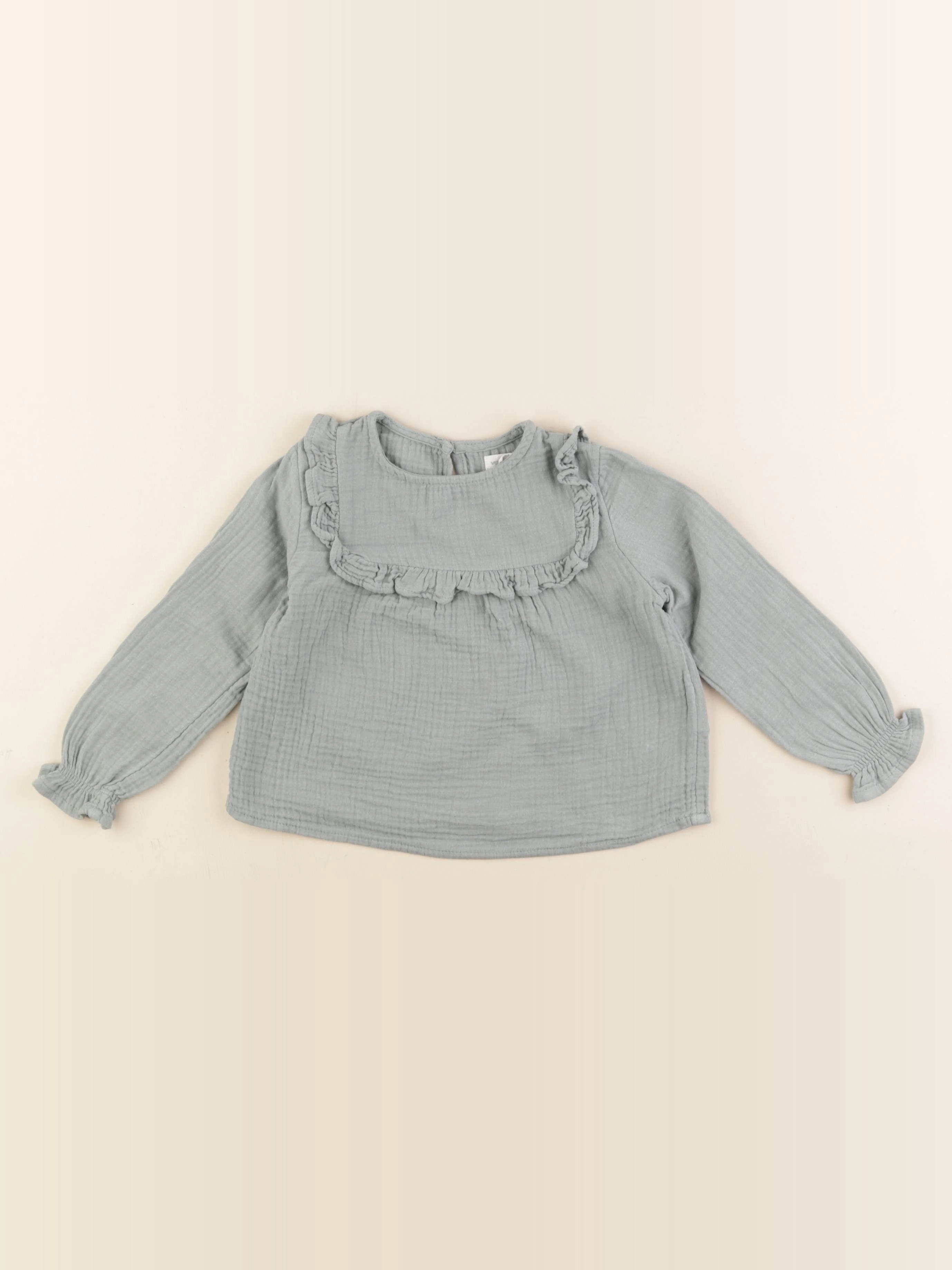 Vertbaudet - blouse vert - 3 ans