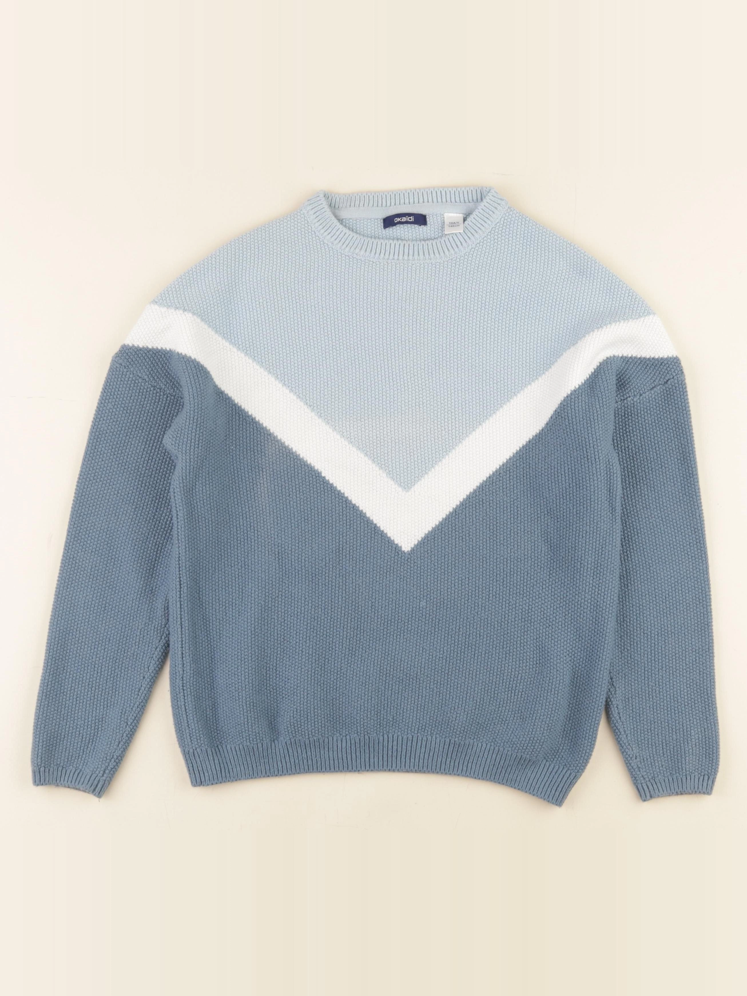 Okaidi - pull bleu - 10 ans