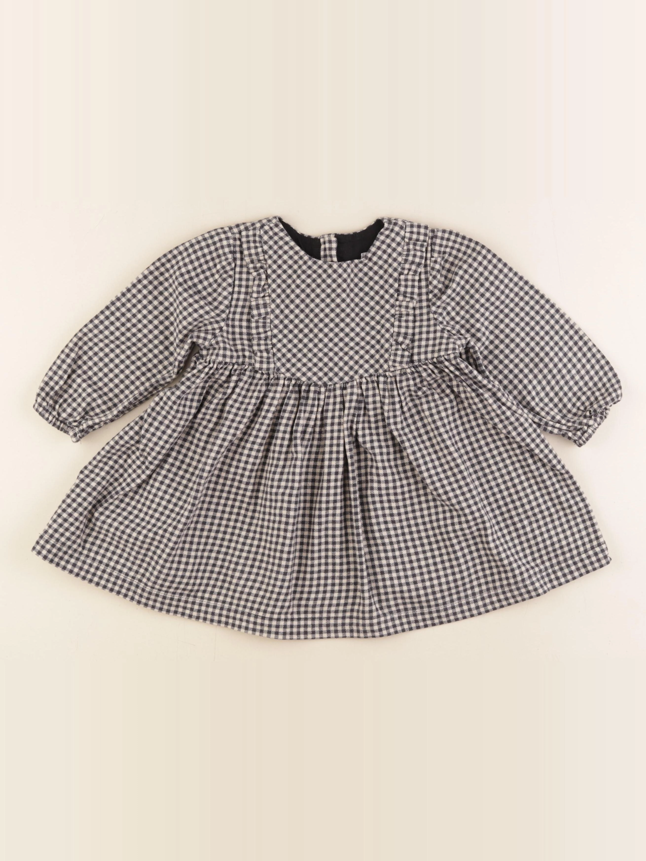 Vertbaudet - robe gris - 2 ans
