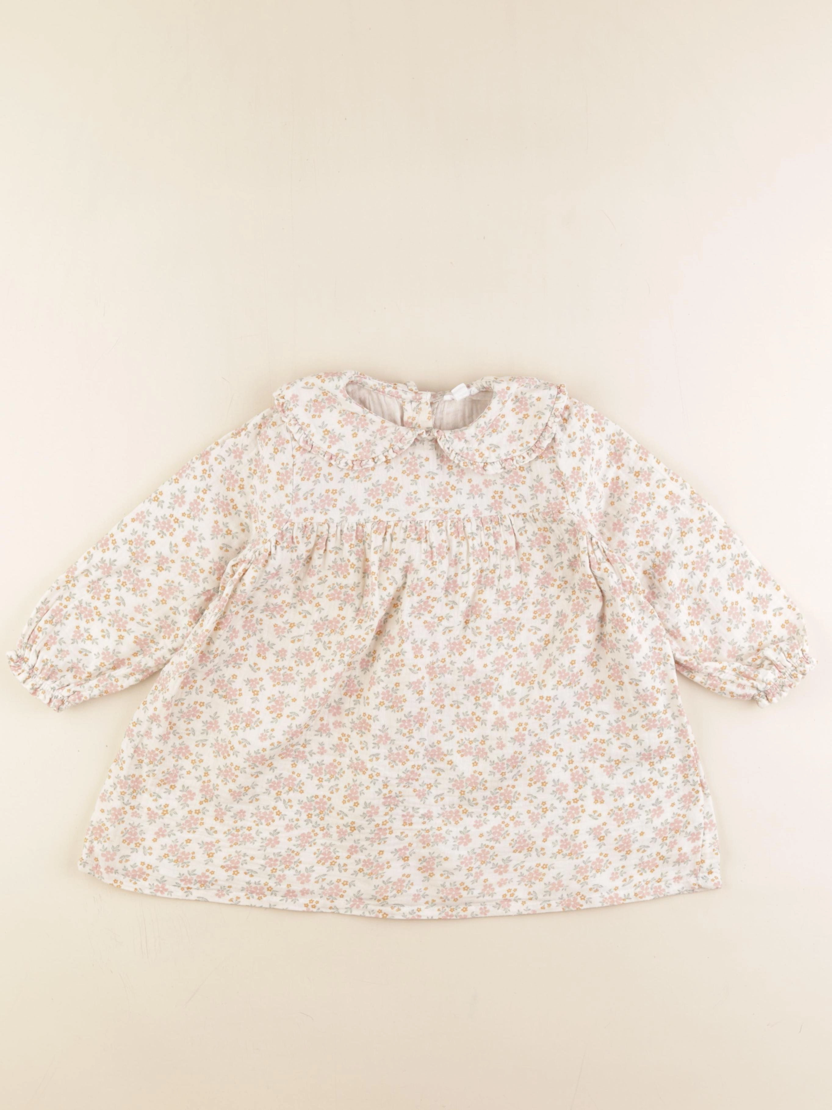 Vertbaudet - robe beige - 3 ans