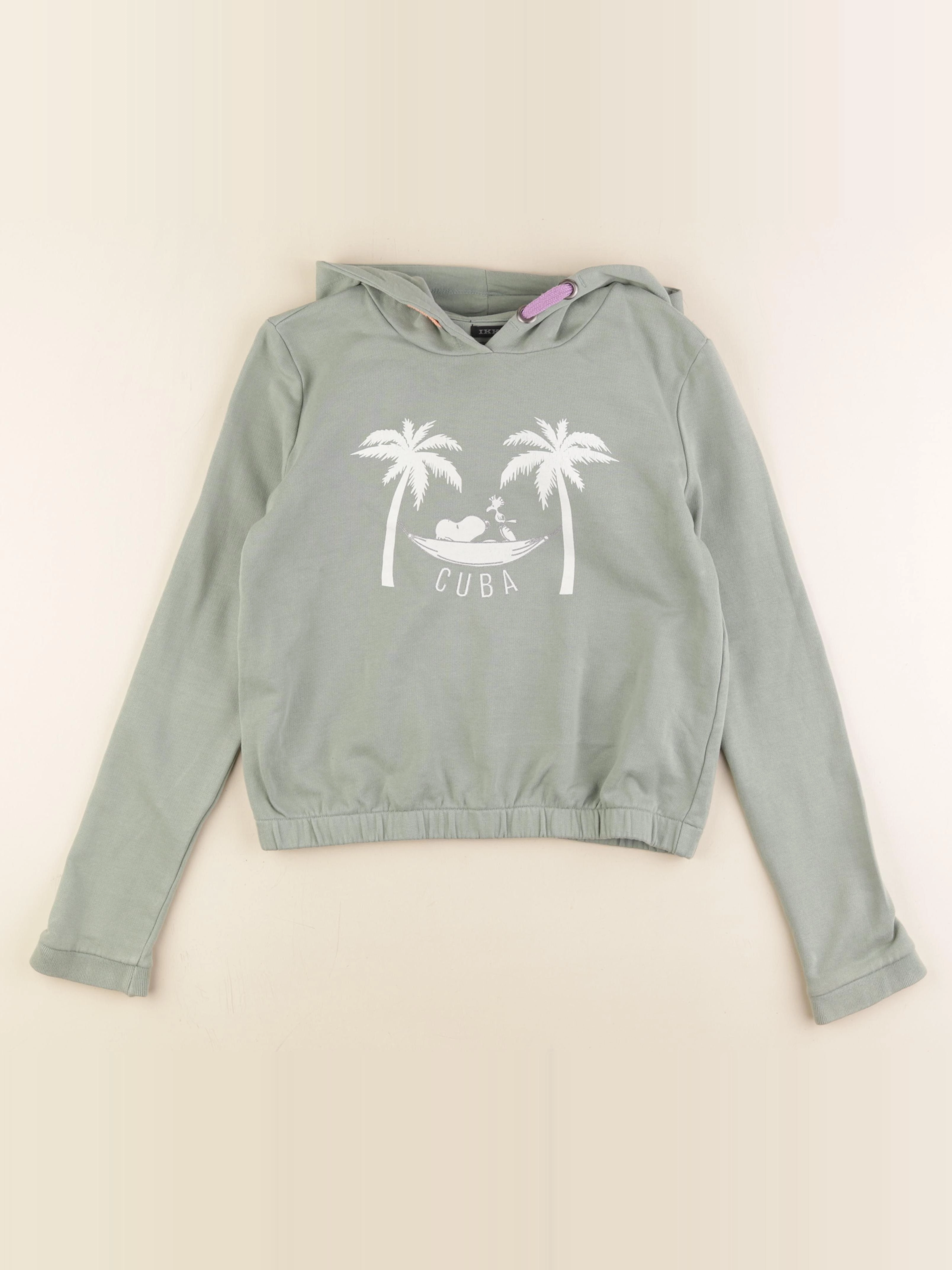 IKKS - sweat vert - 14 ans