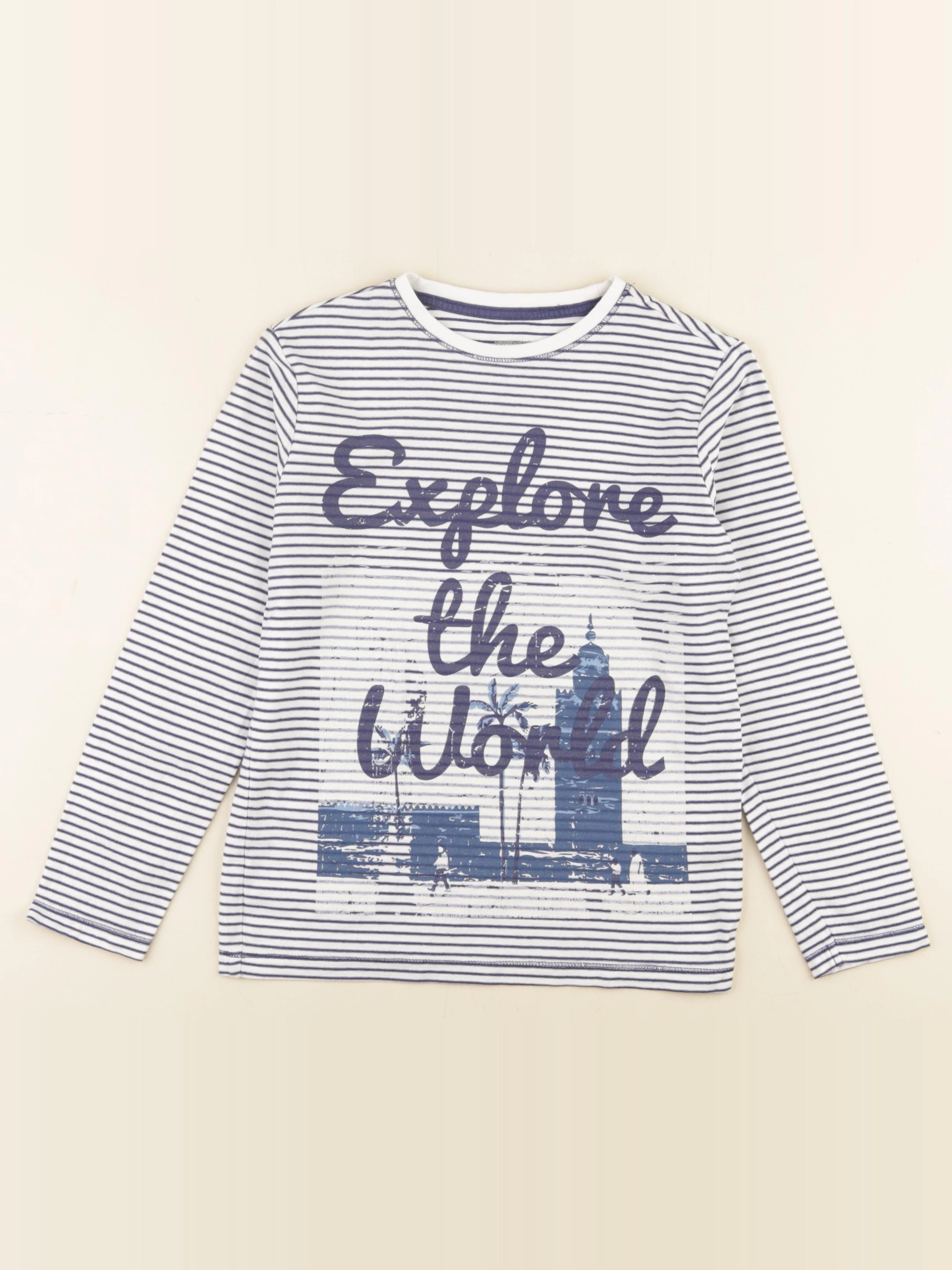 Vertbaudet - tee-shirt bleu - 10 ans