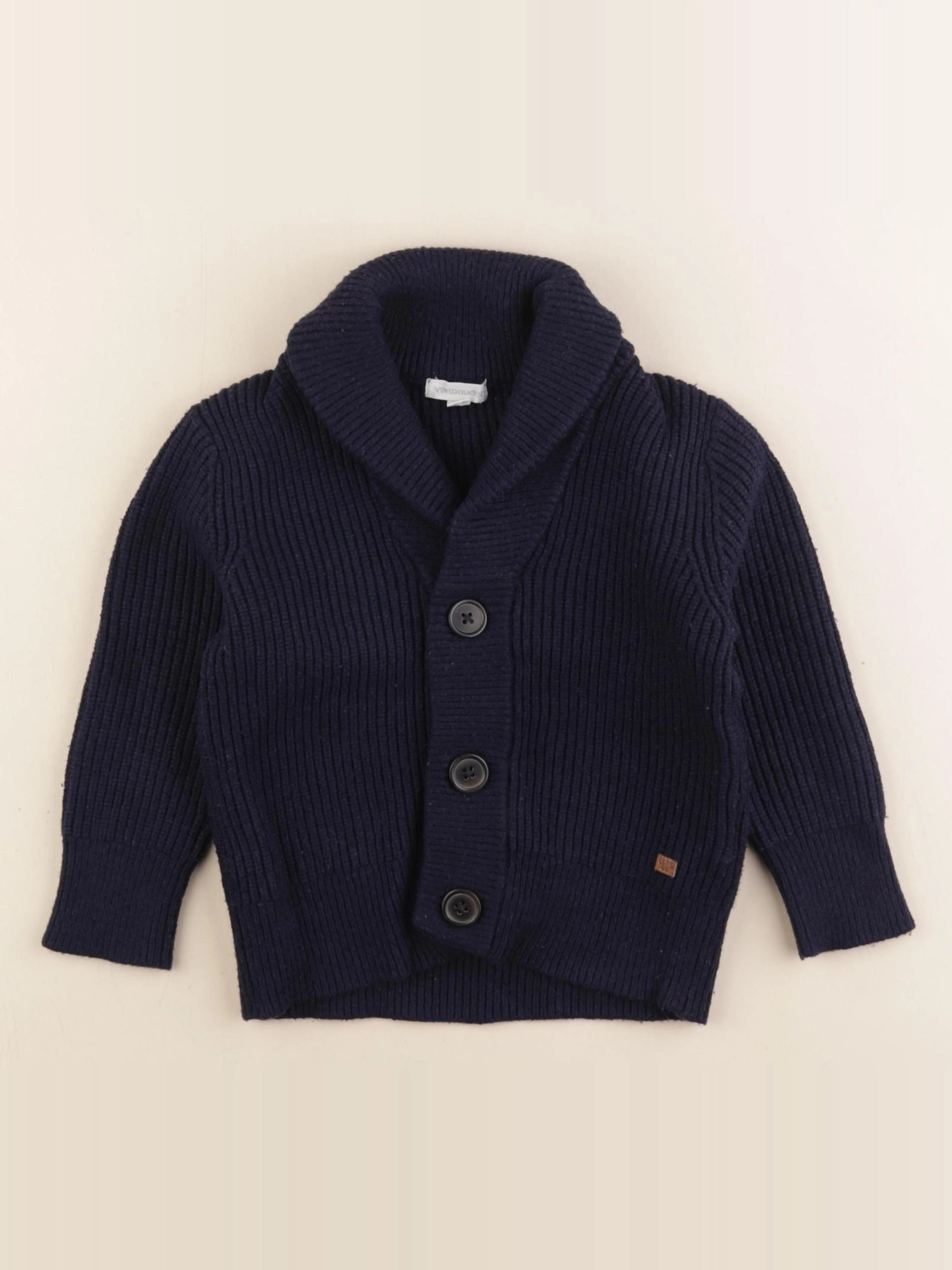 Vertbaudet - gilet bleu - 2 ans
