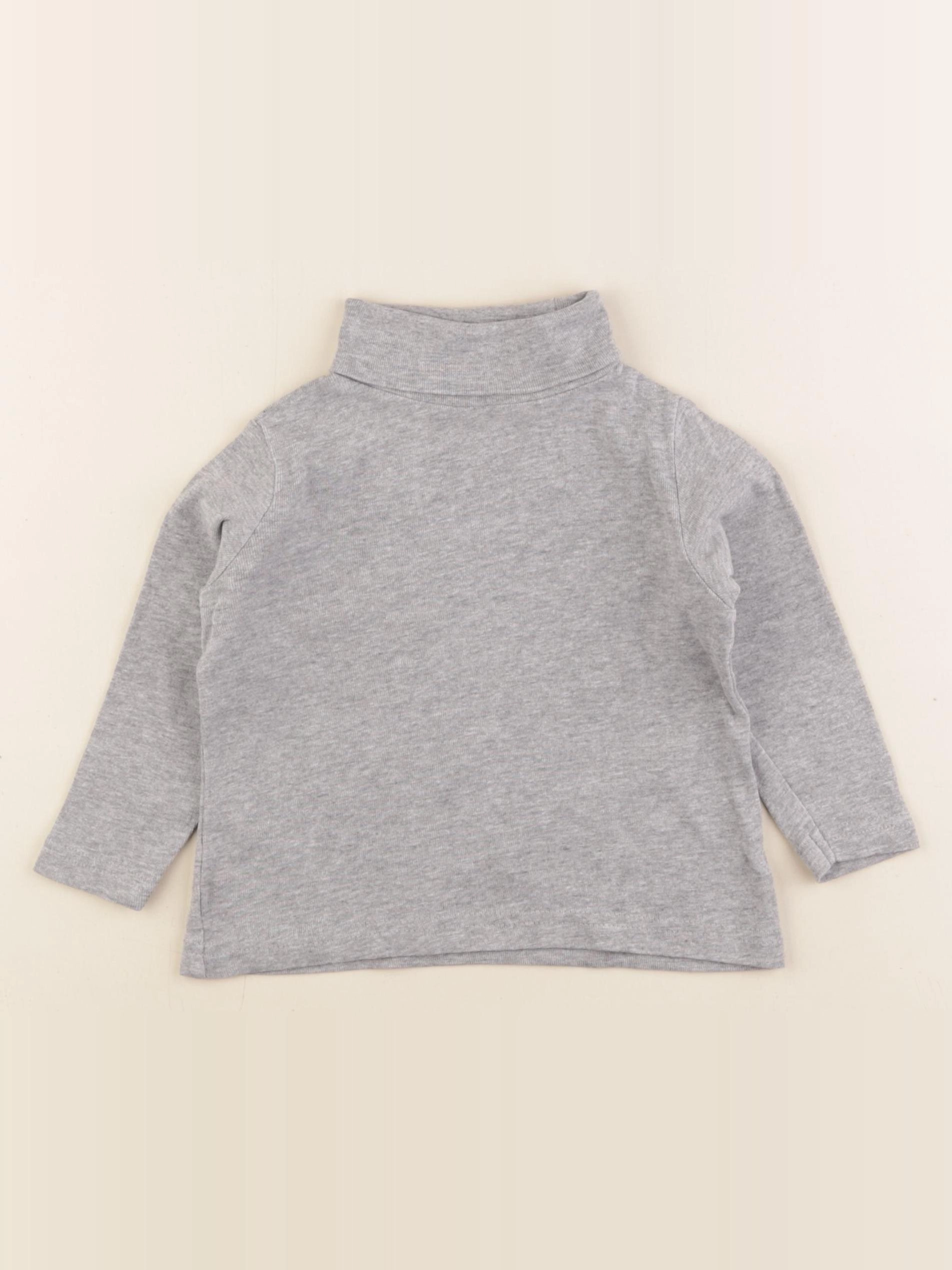 Vertbaudet - sous-pull gris - 2 ans