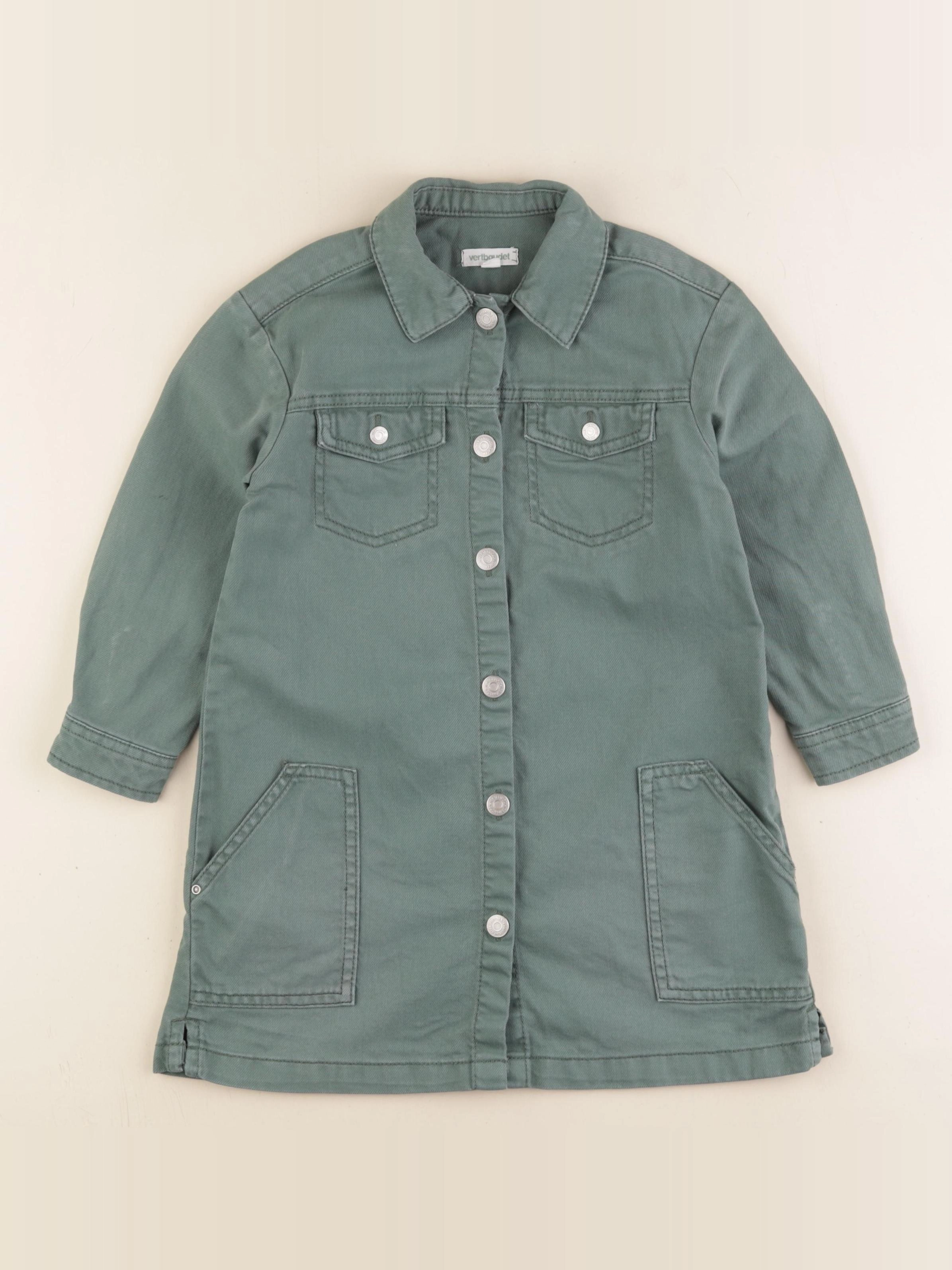 Vertbaudet - robe vert - 5 ans
