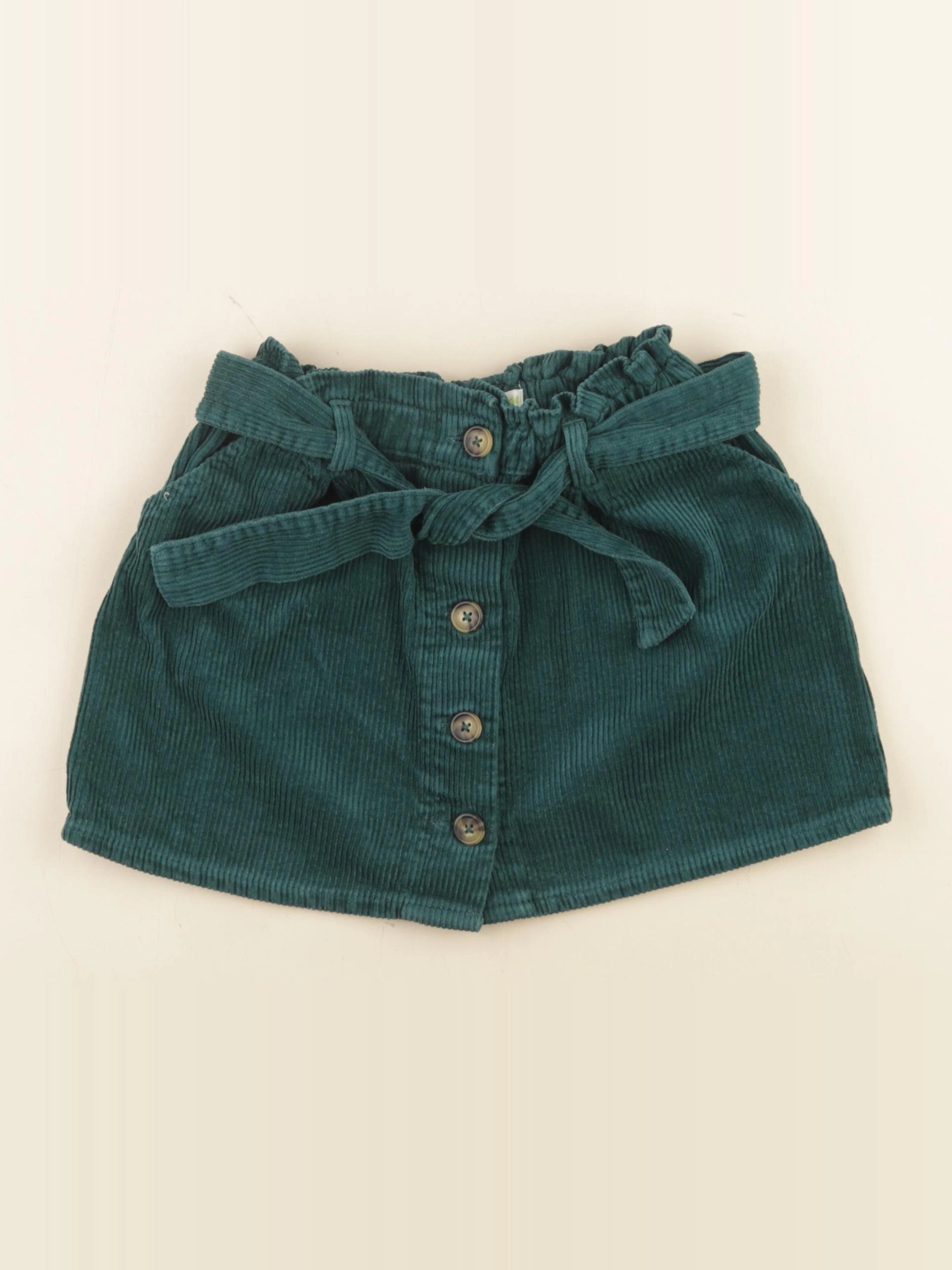 Vertbaudet - jupe vert - 7 ans