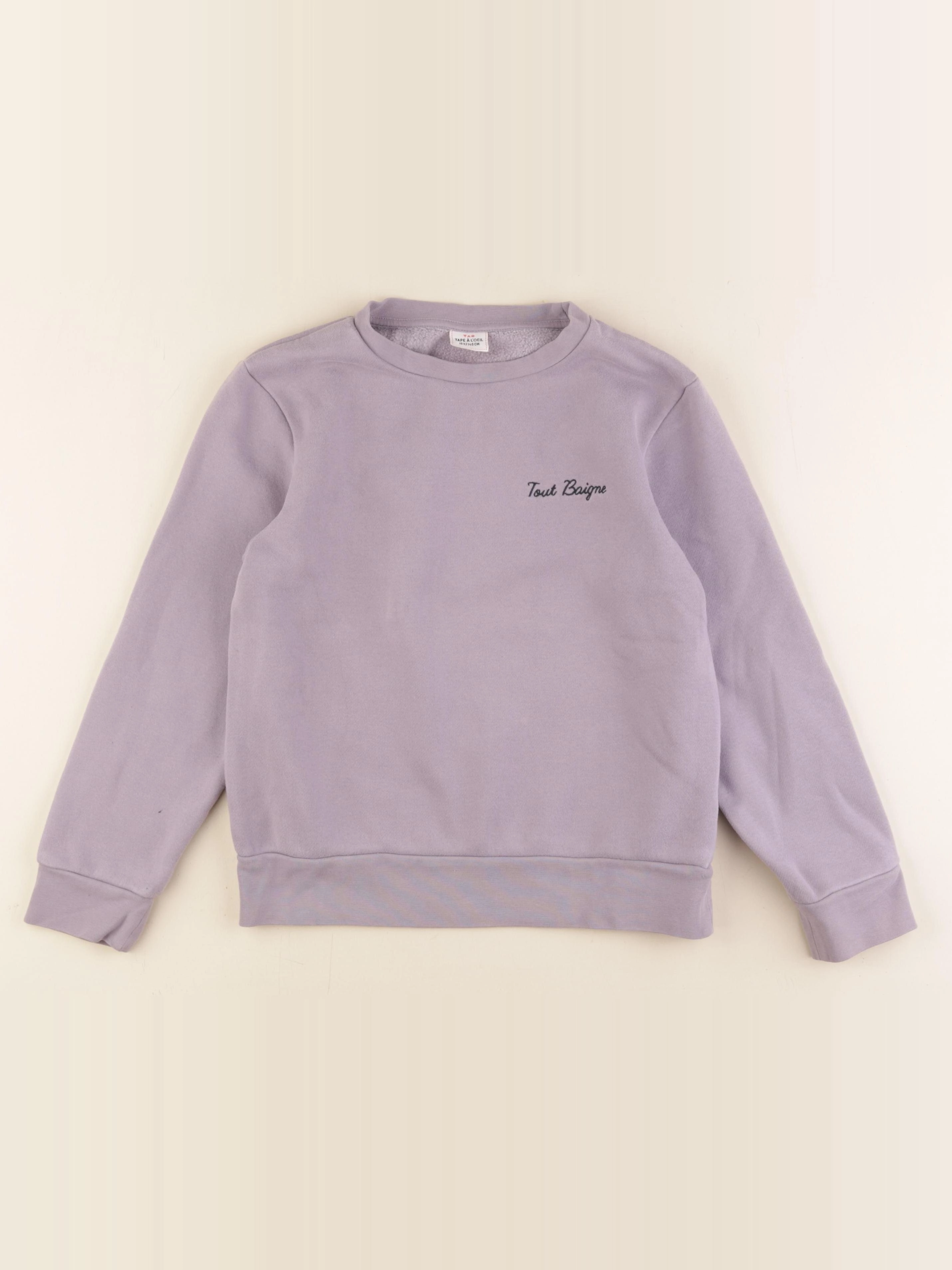 Tape à l'oeil - sweat violet - 10 ans