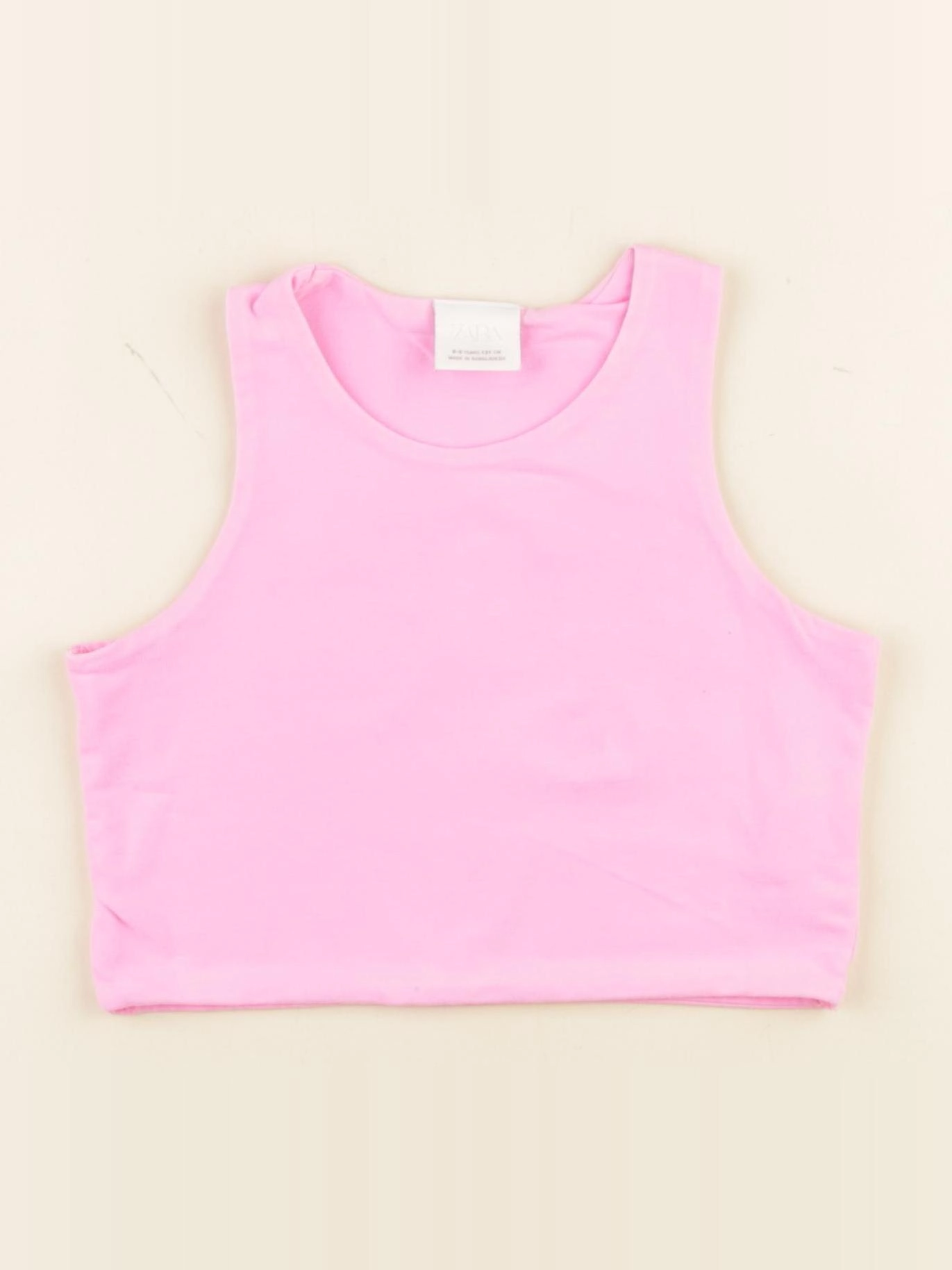 Zara - débardeur rose - 8/9 ans