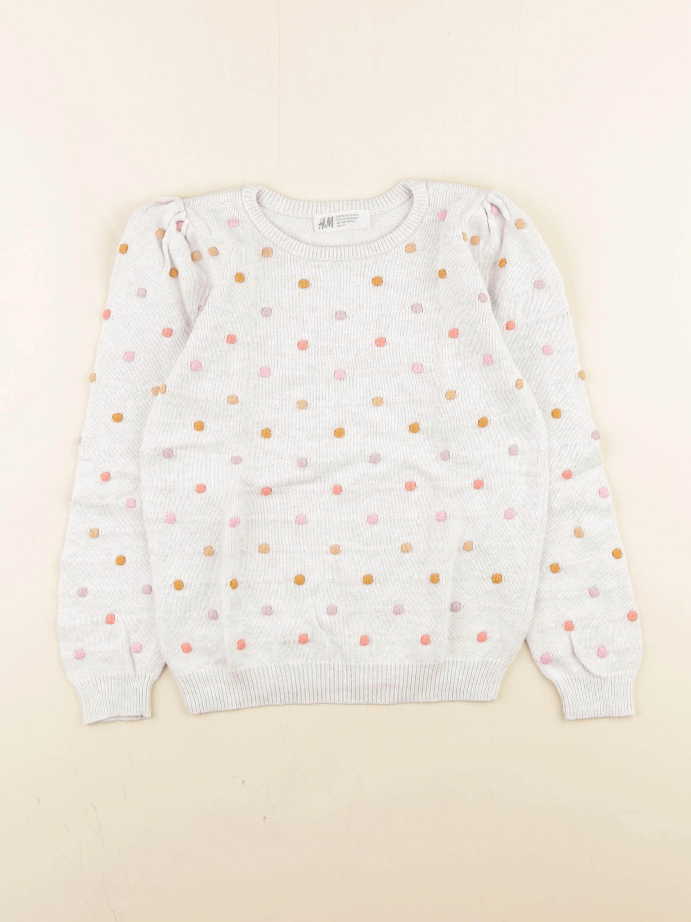 H&M - pull multicolore - 5/6 ans