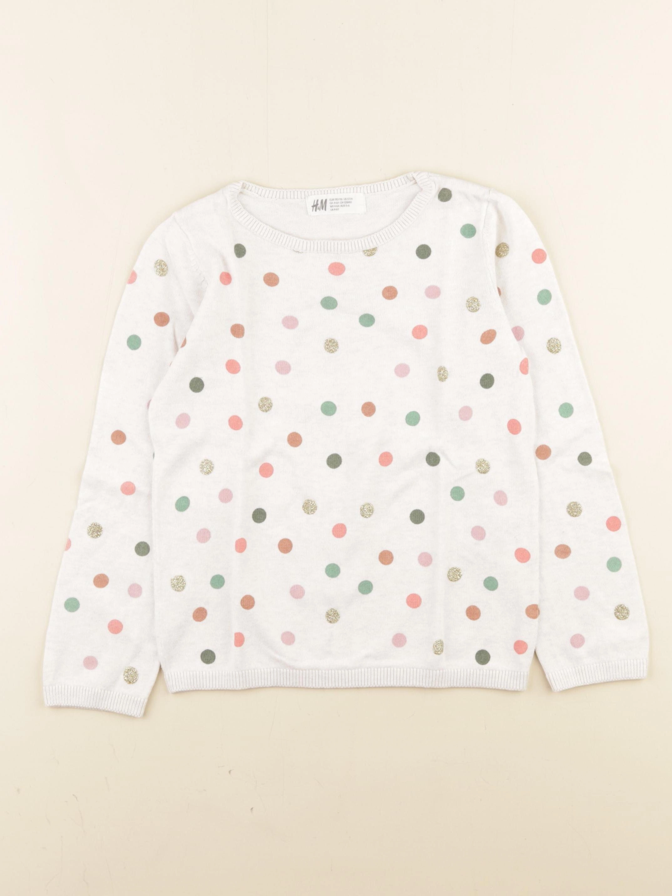 H&M - pull multicolore - 5/6 ans