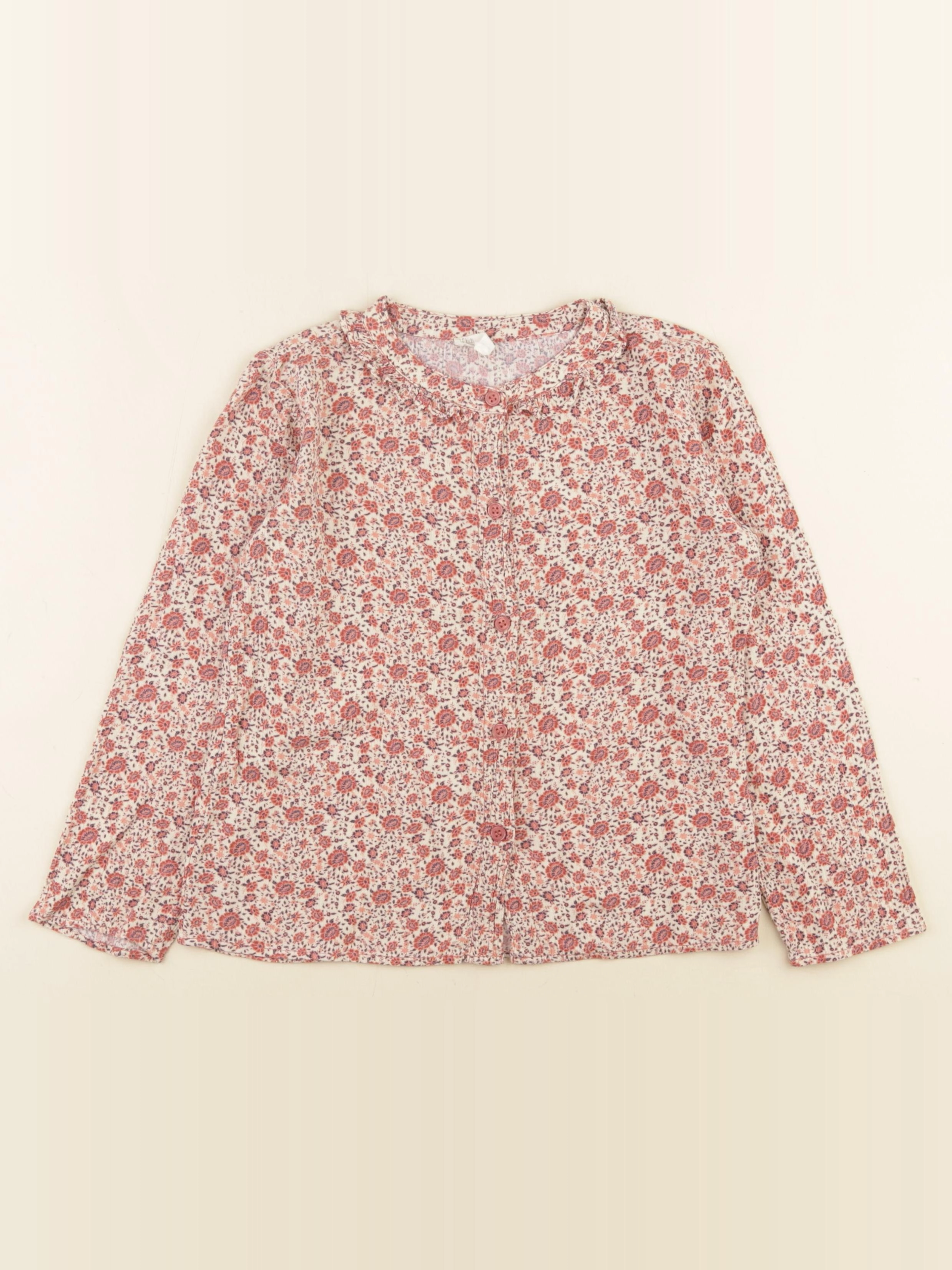 Little Cigogne - blouse rose - 6 ans