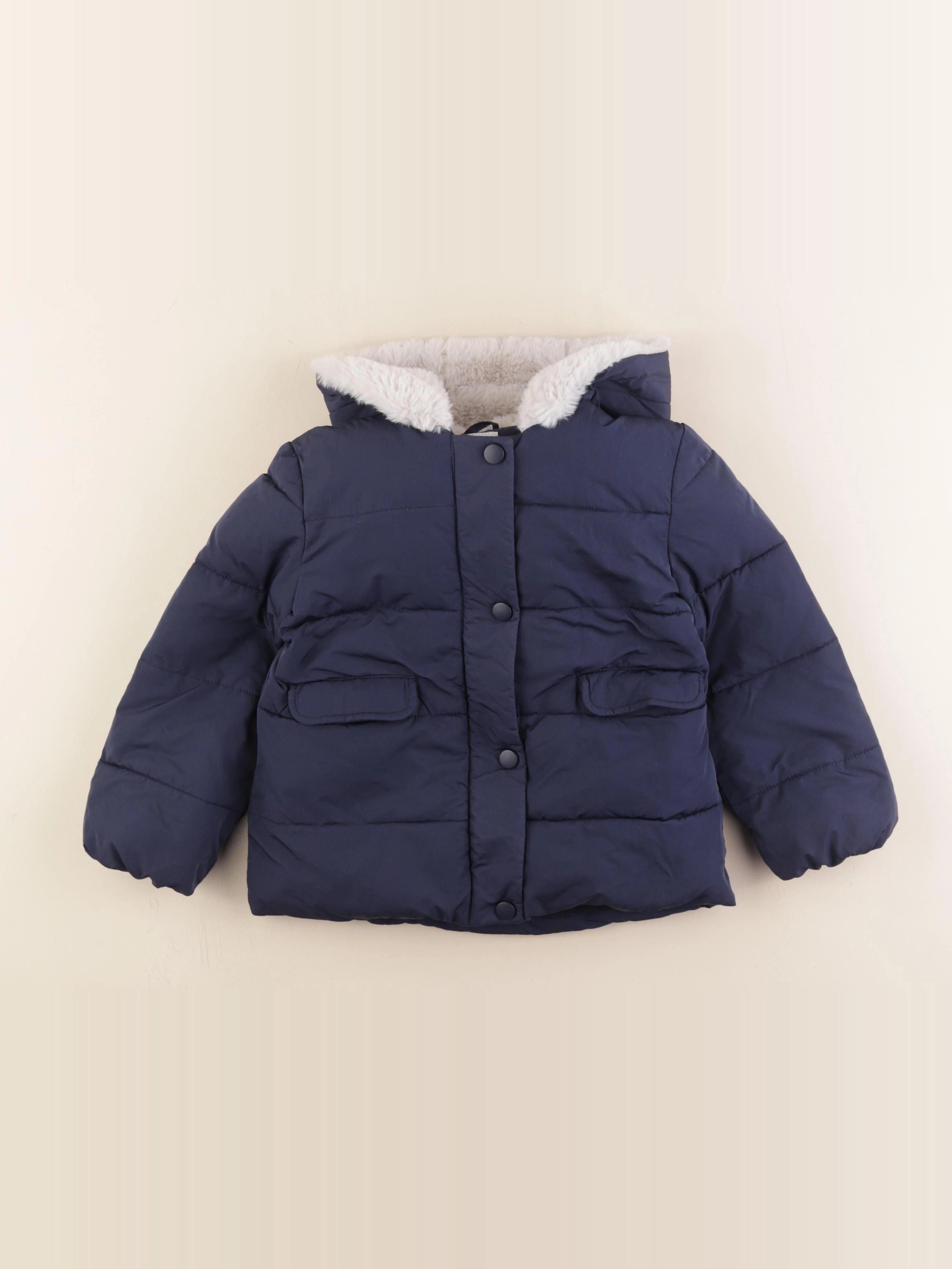 Cyrillus - doudoune bleu - 4 ans