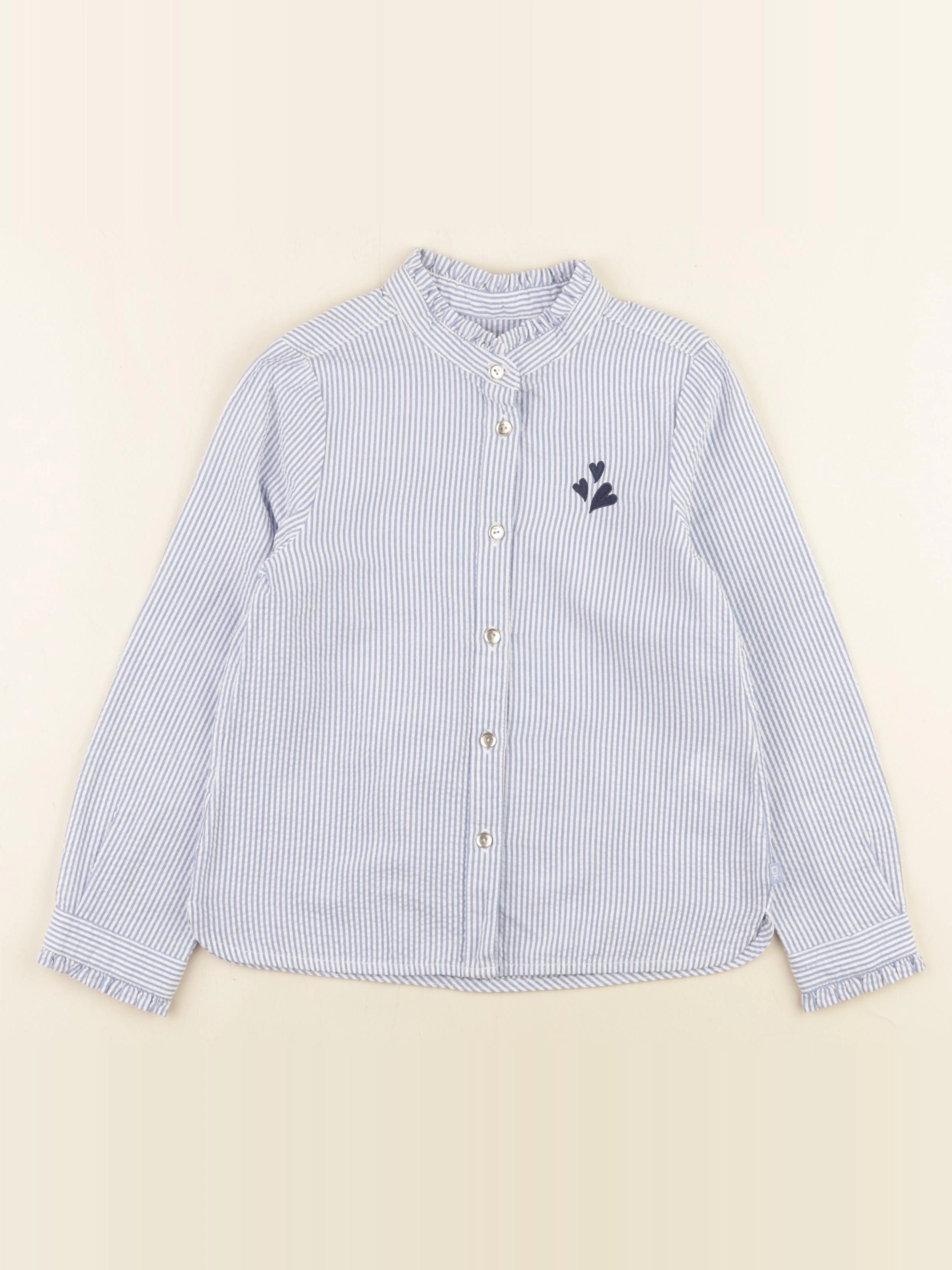 Okaidi - blouse bleu - 6 ans