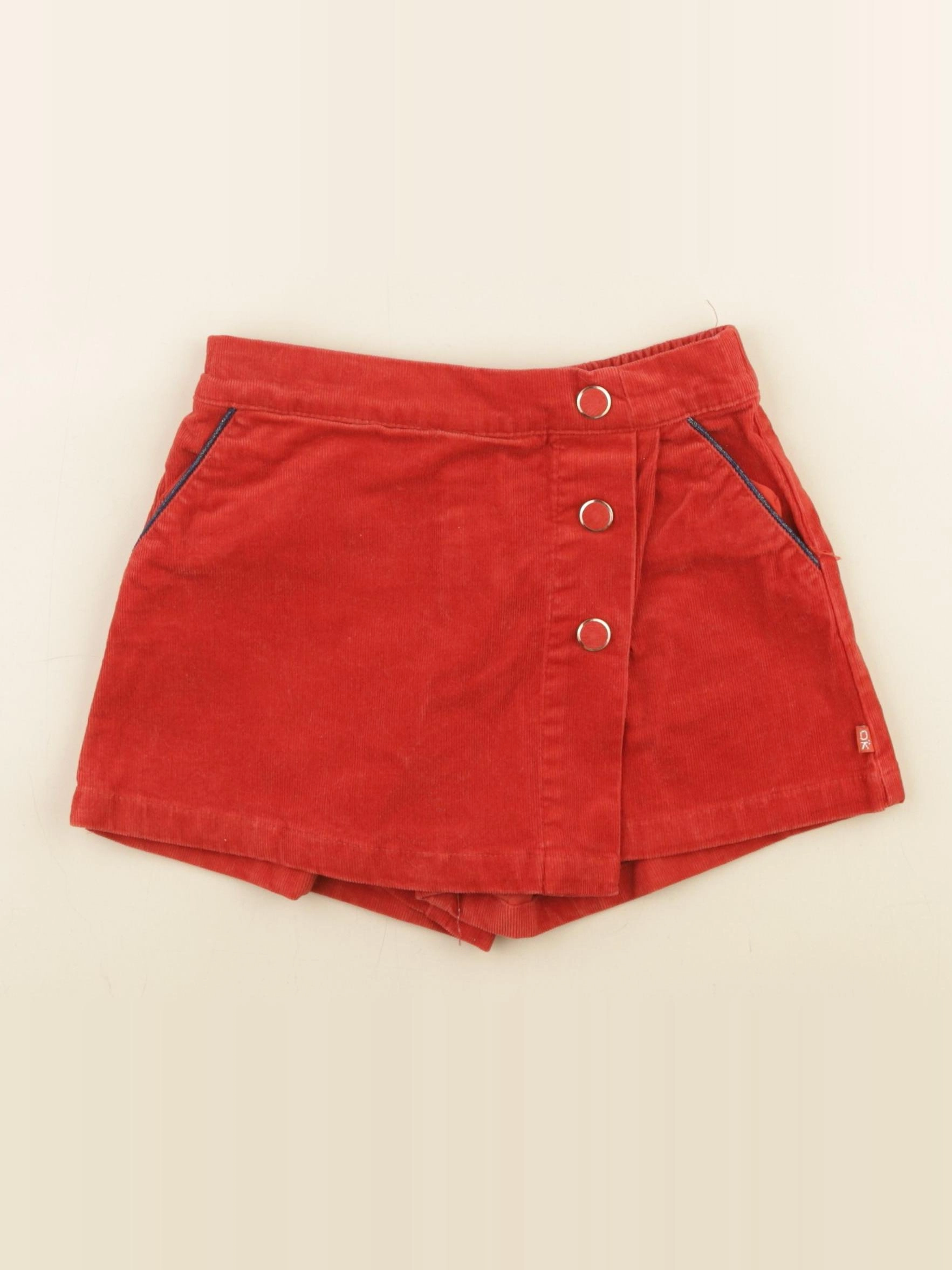 Okaidi - jupe short rouge - 6 ans