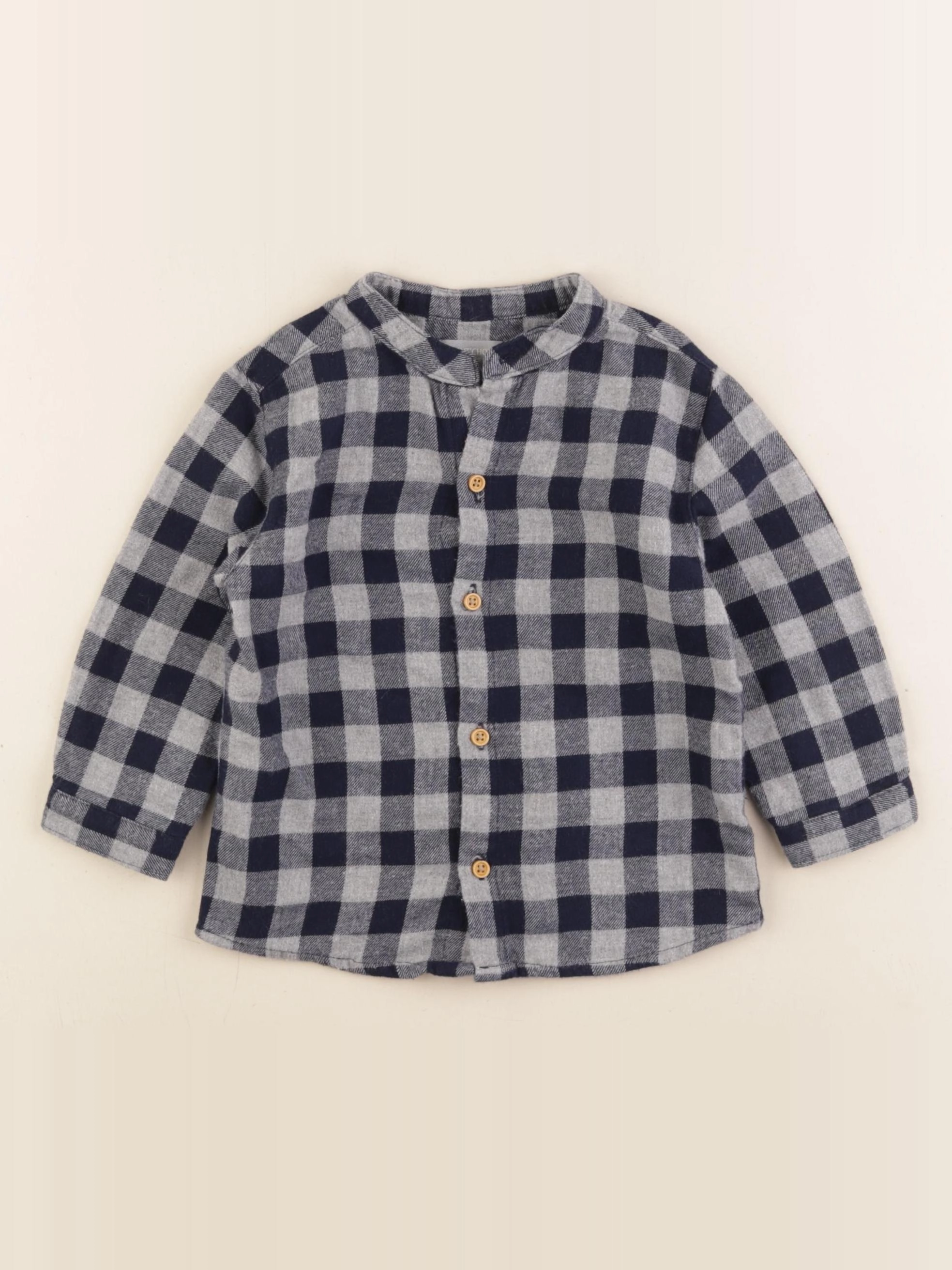 Boutchou - chemise gris - 18 mois