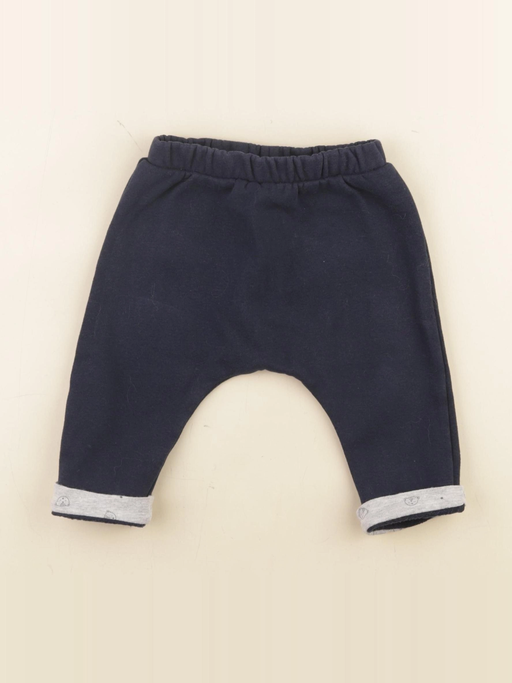 Vertbaudet - jogging bleu - 9 mois