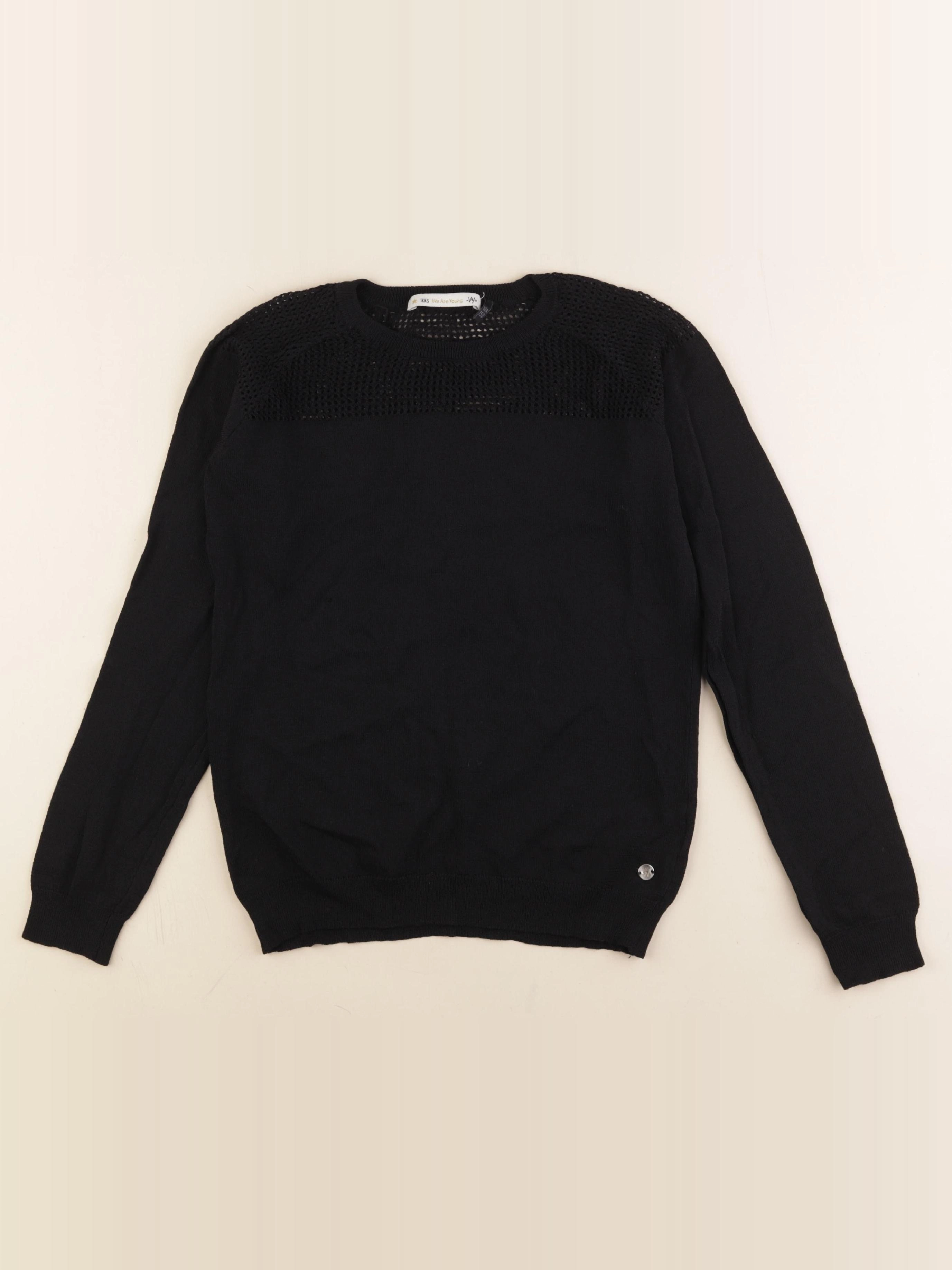IKKS - pull noir - 12 ans