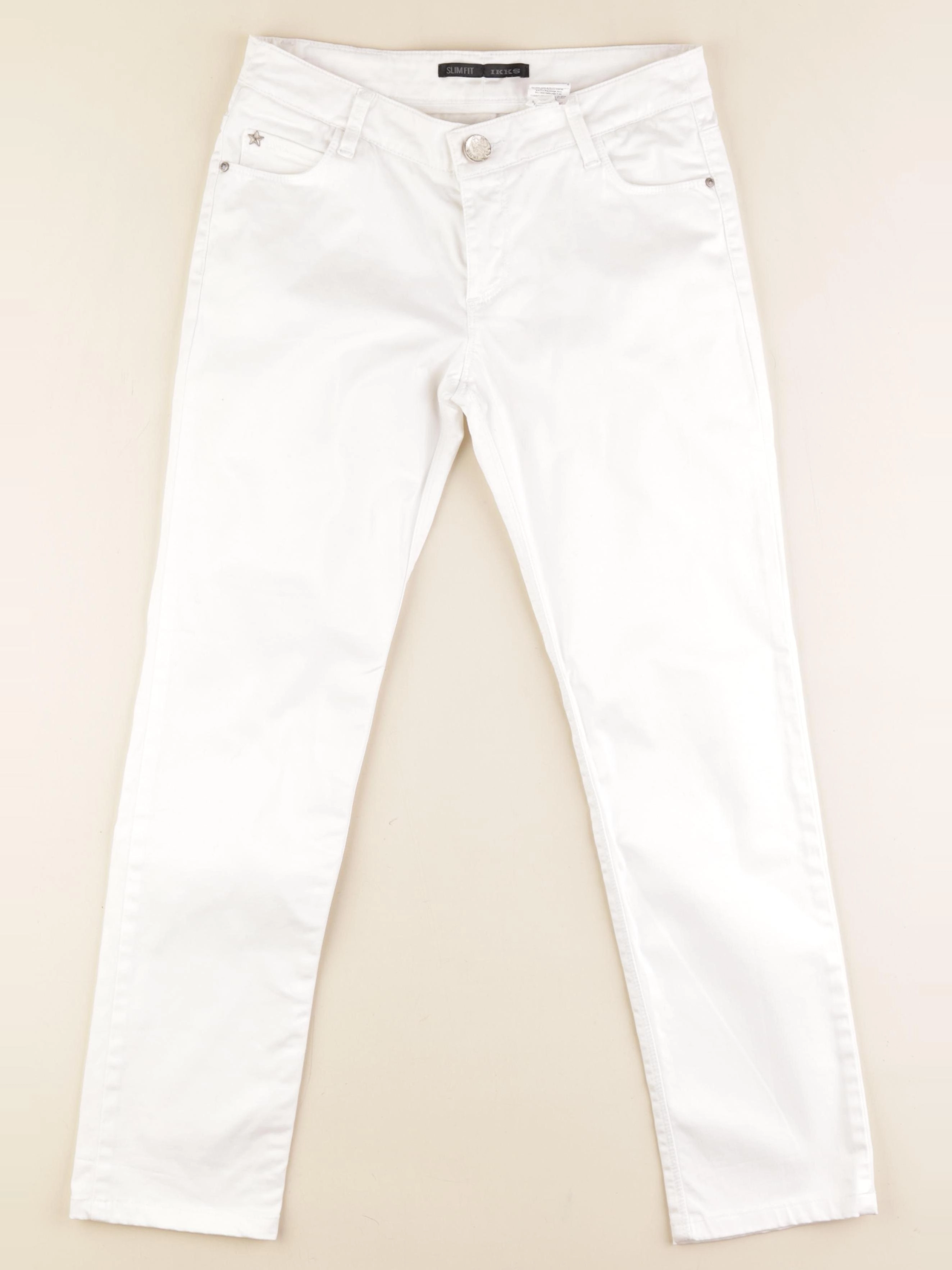 IKKS - pantalon blanc - 13 ans