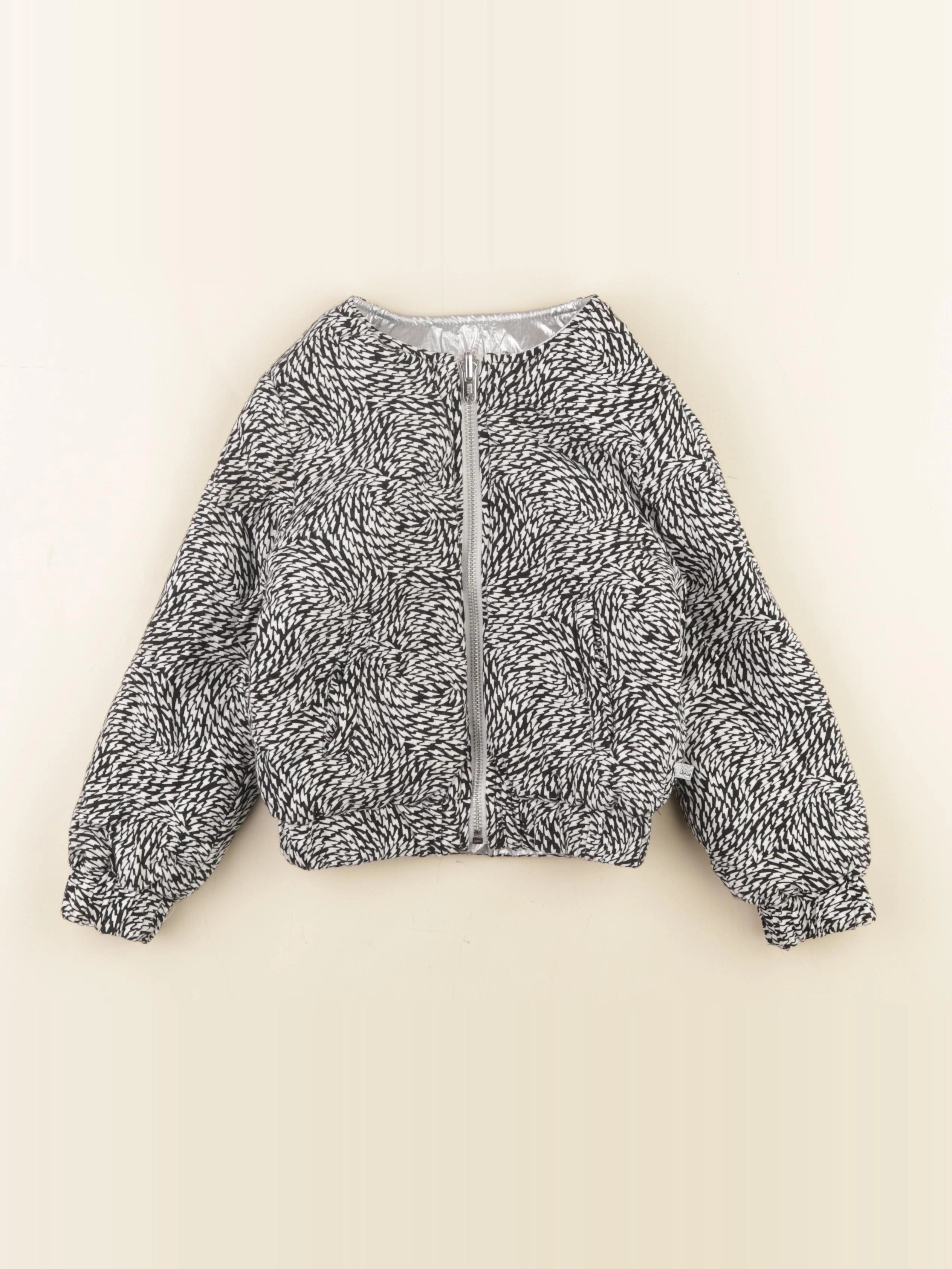 IKKS - veste réversible noir, argent - 4 ans