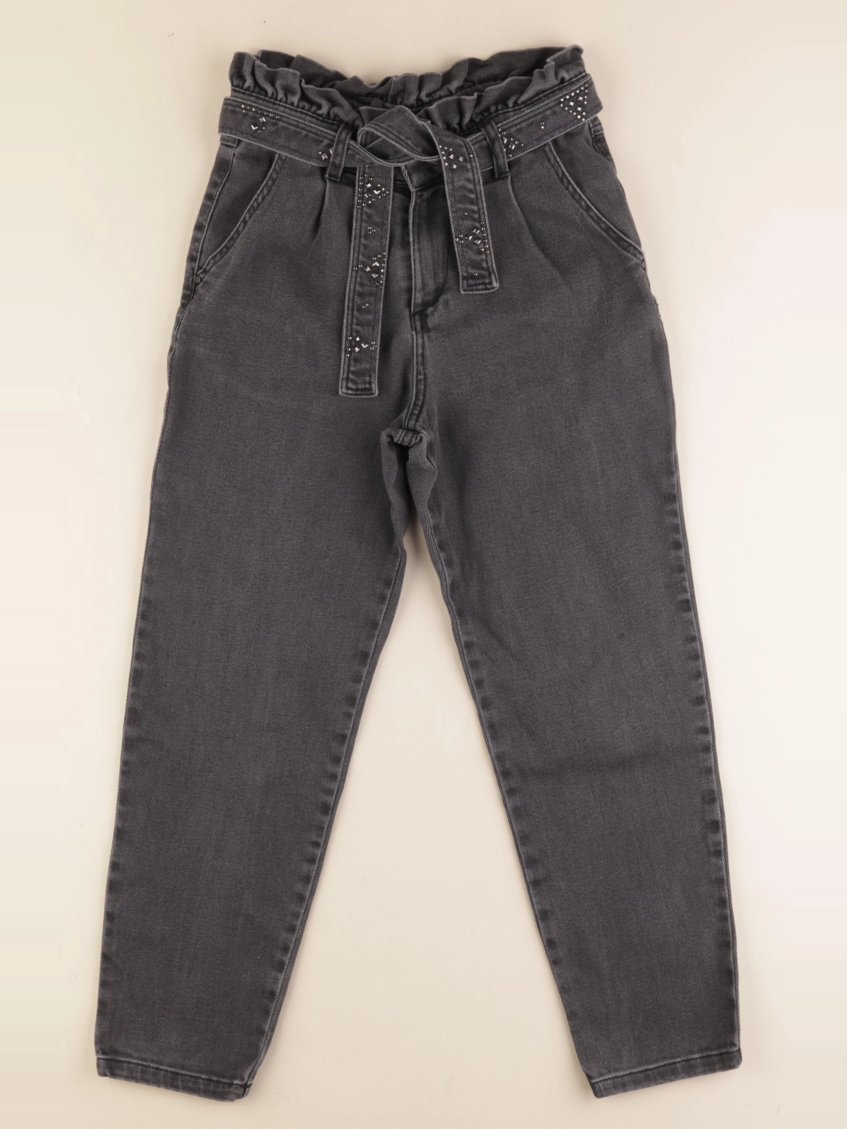 IKKS - jean noir - 12 ans