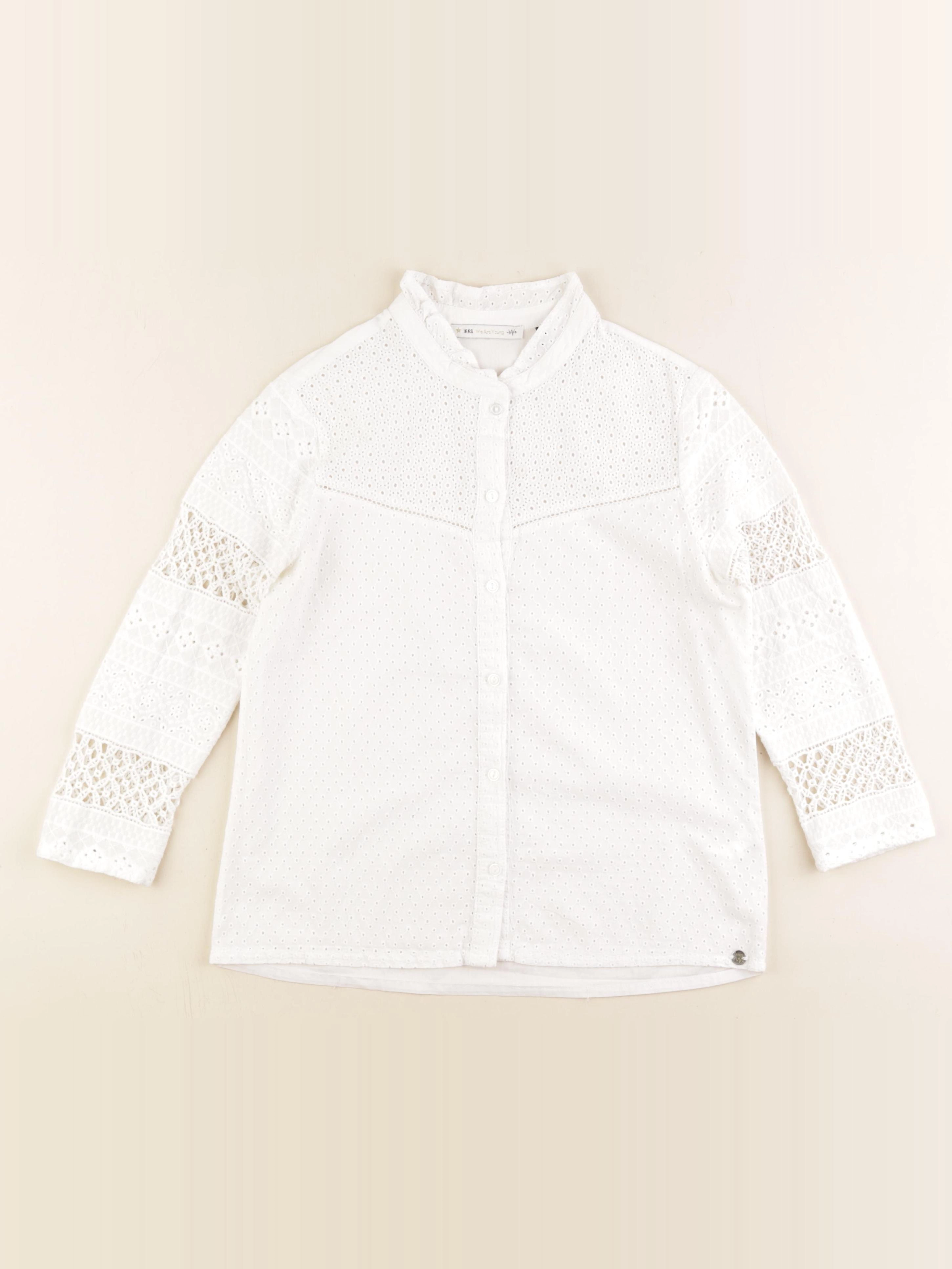 IKKS - blouse blanc - 12 ans