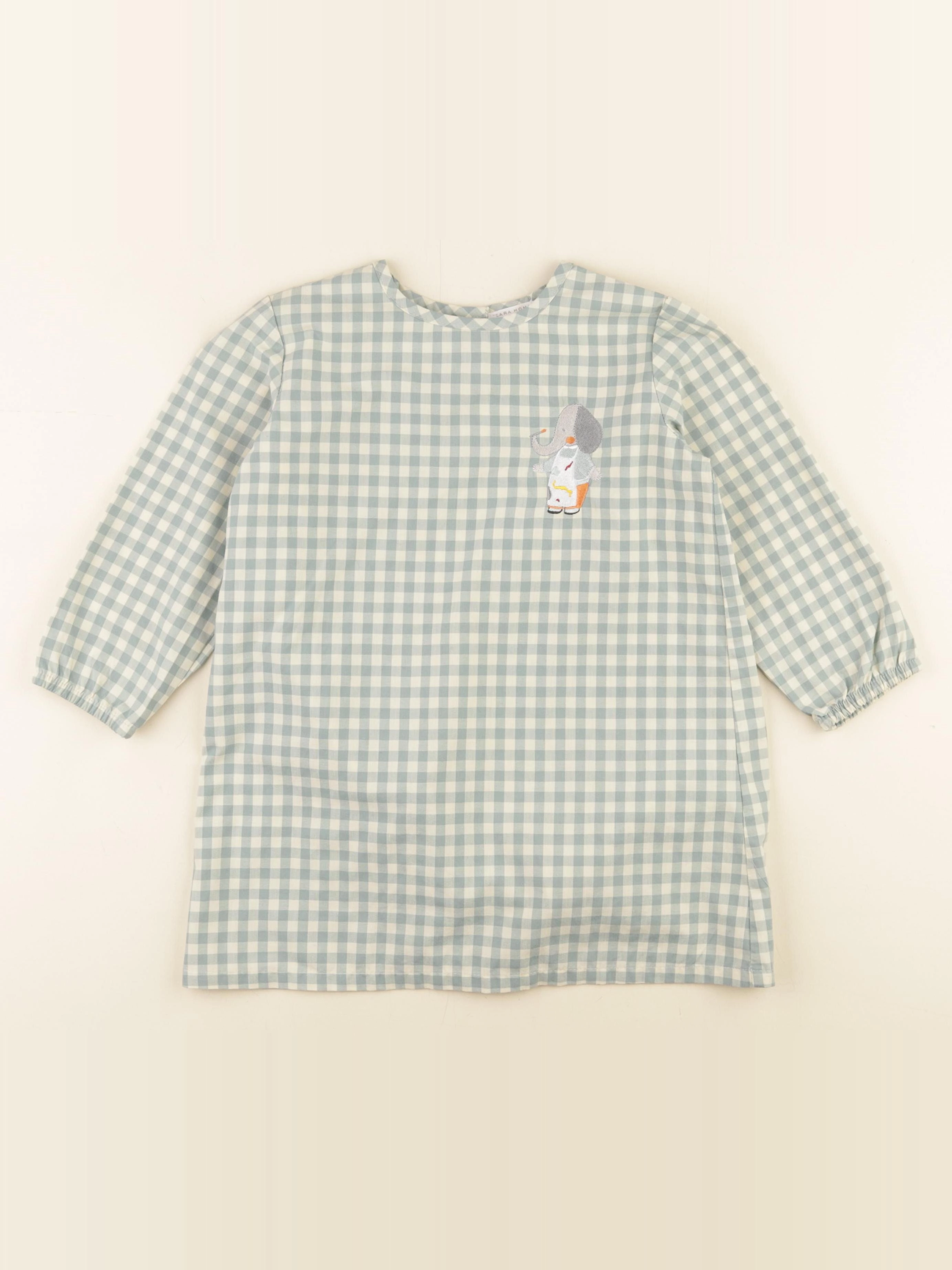 Zara - blouse d'écolier vert - 36 mois