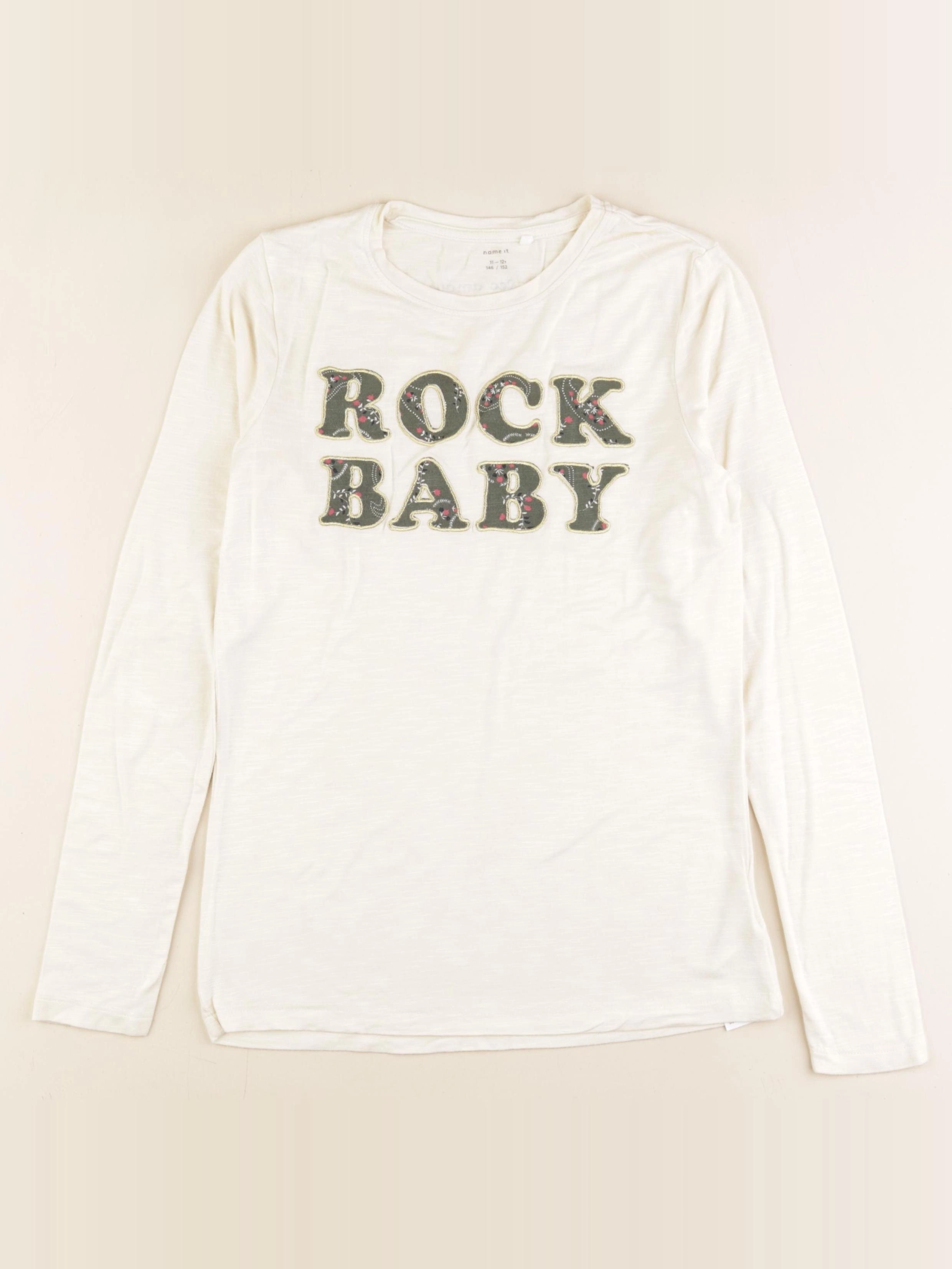 Name it - tee-shirt beige, or - 11/12 ans