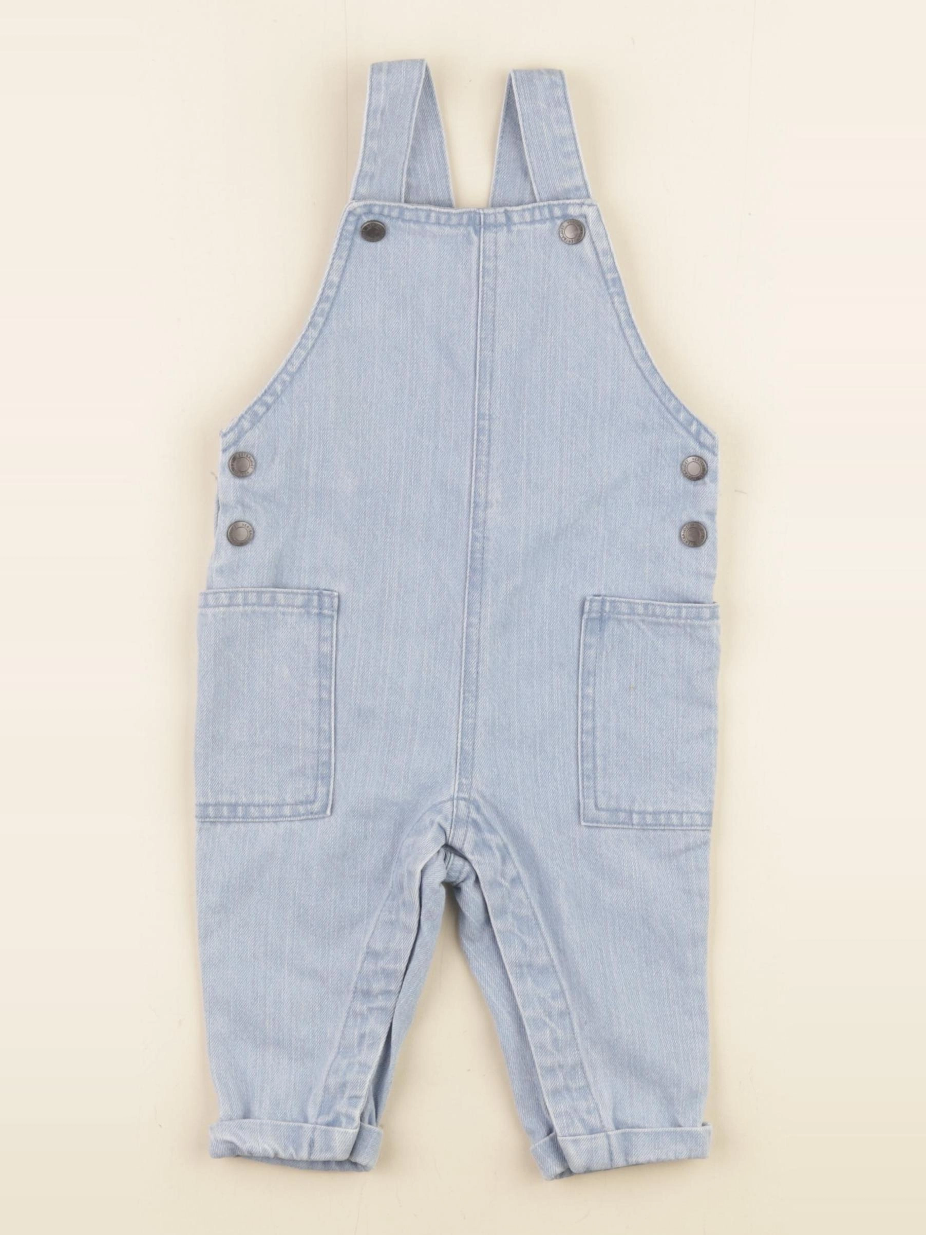 Vertbaudet - salopette bleu - 6 mois