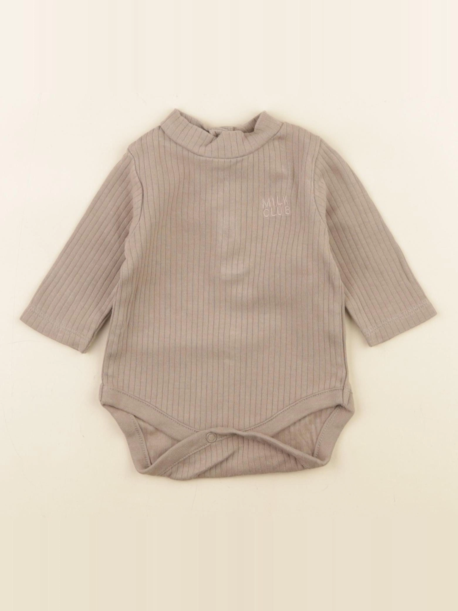 Next - body à col marron - 0/1 mois