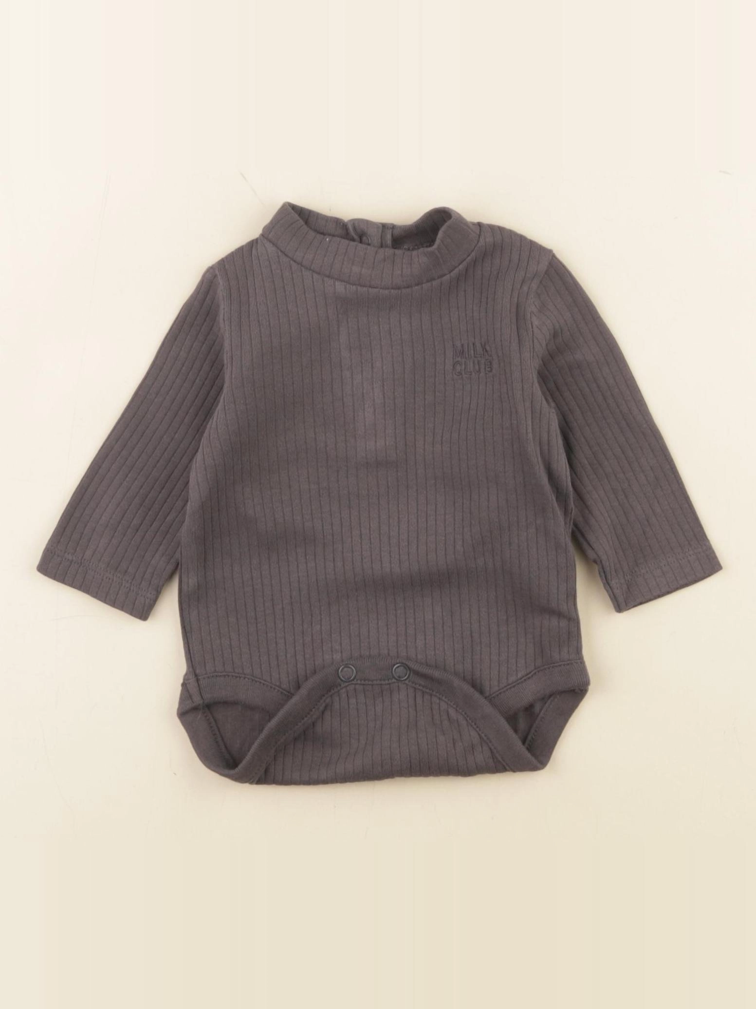 Next - body à col marron - 0/1 mois