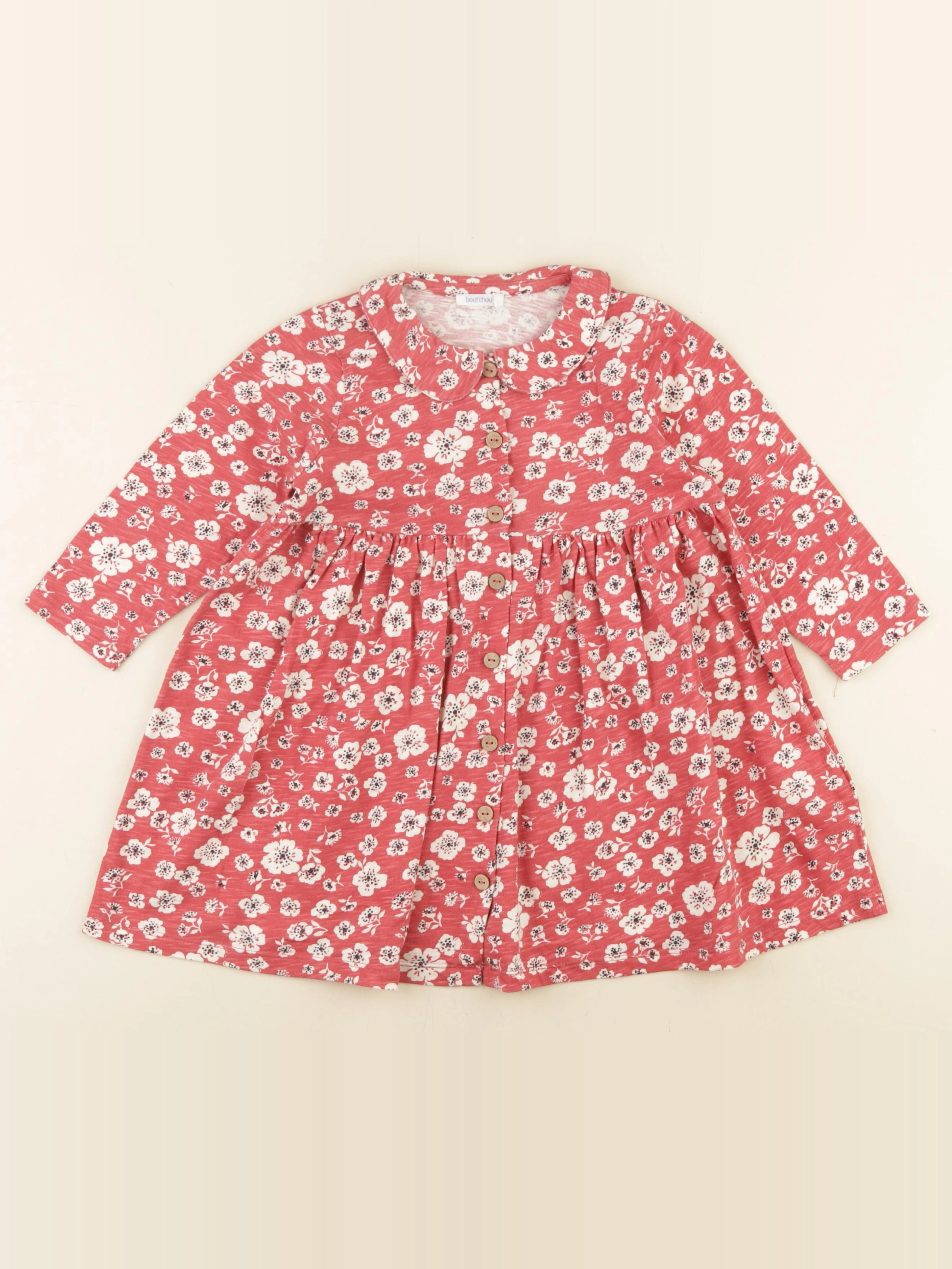 Boutchou - robe rouge - 24 mois