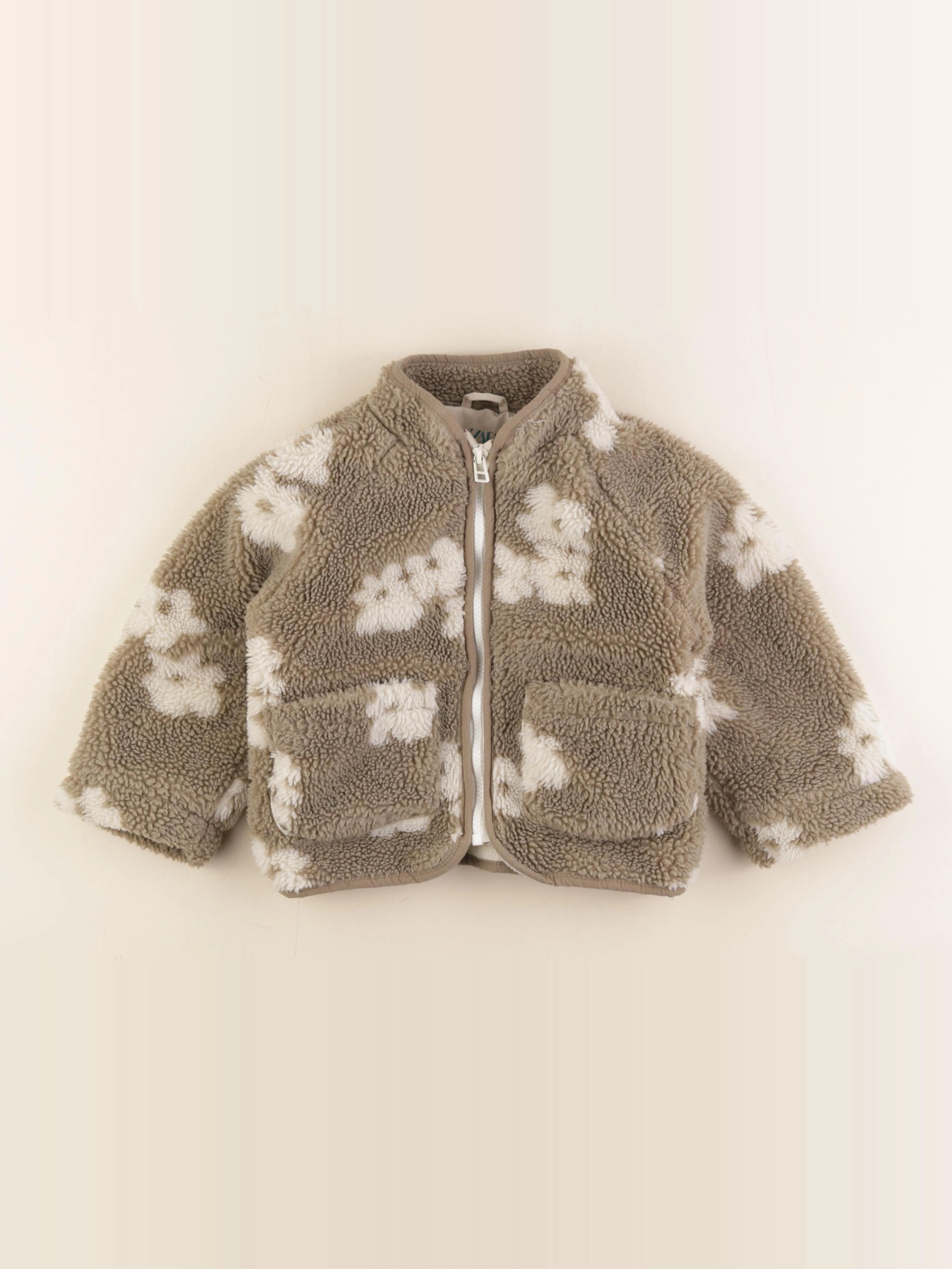 Zara - veste beige - 2/3 ans