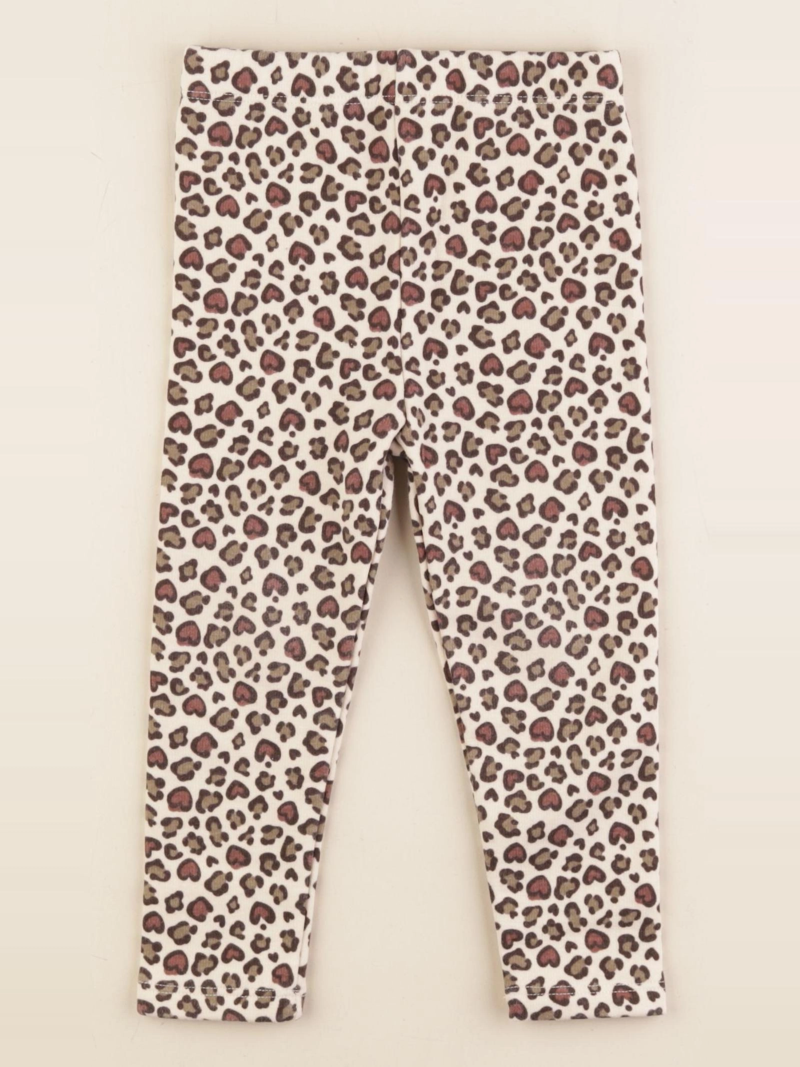 Vertbaudet - legging doublé beige - 3 ans