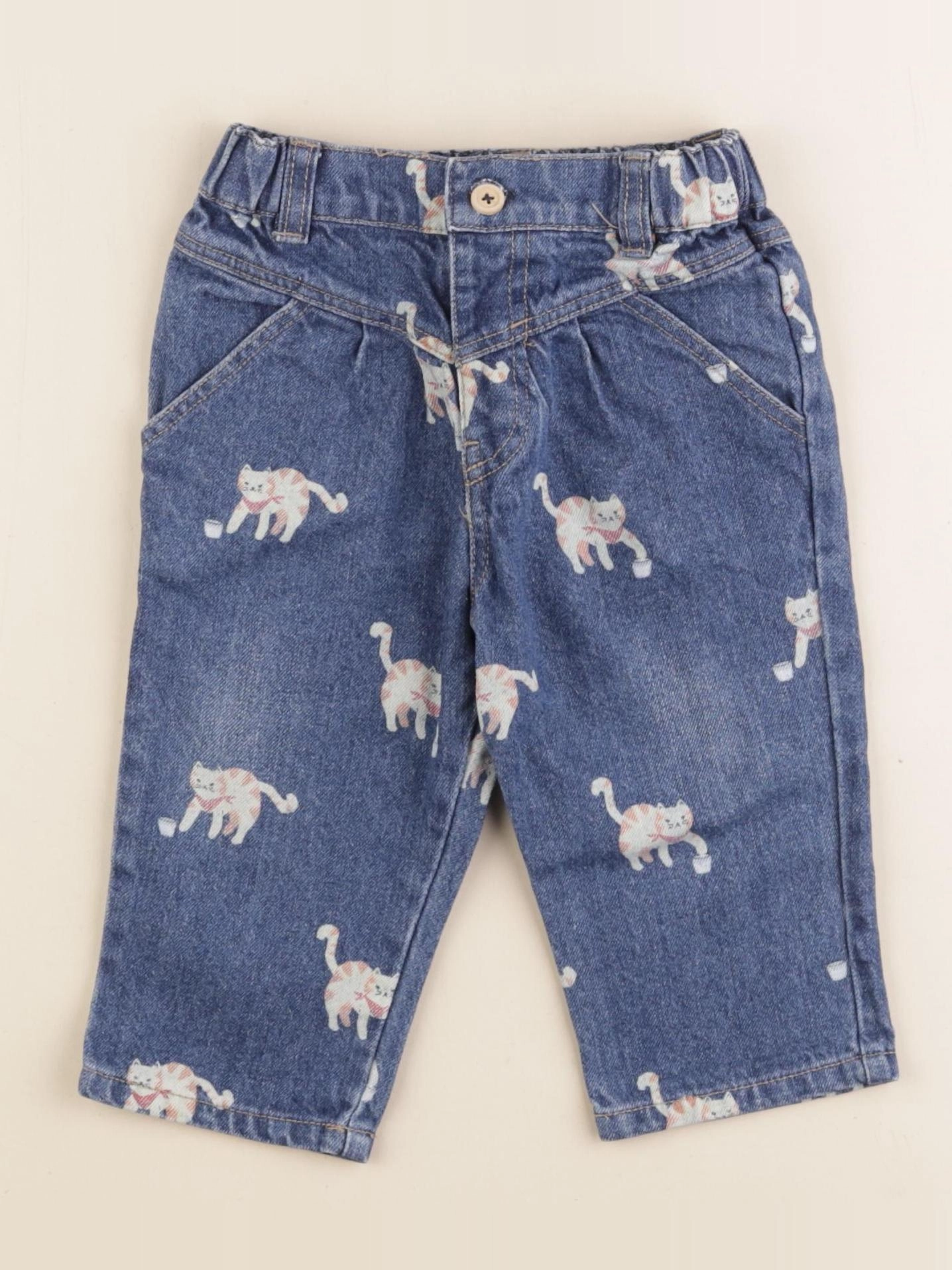 Boutchou - jean bleu - 9 mois