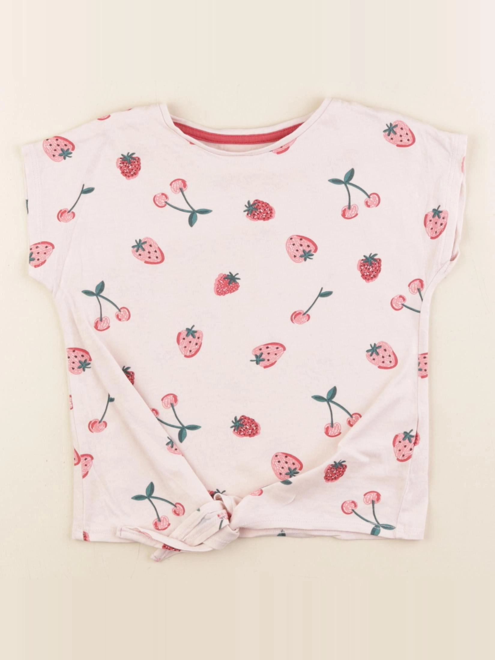 Vertbaudet - tee-shirt rose - 4 ans
