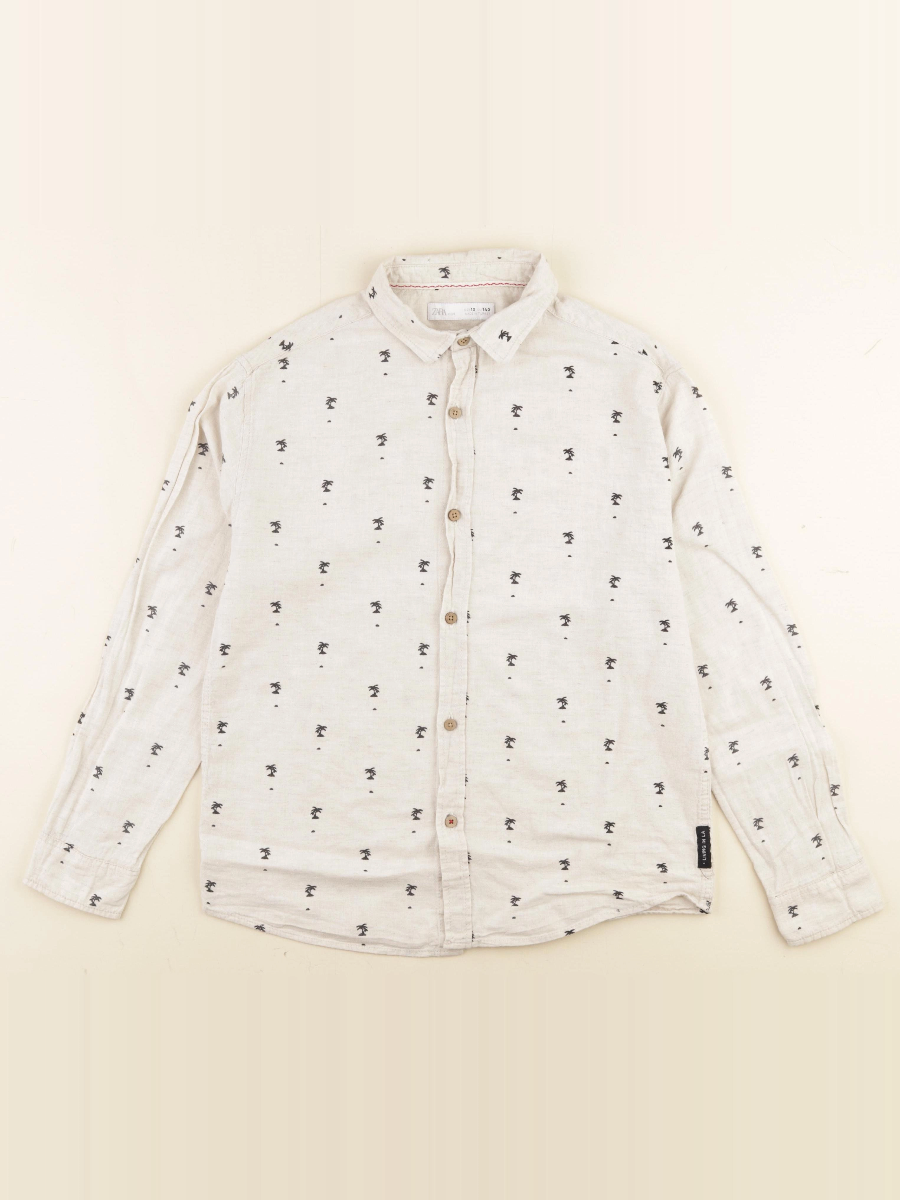 Zara - chemise beige - 10 ans