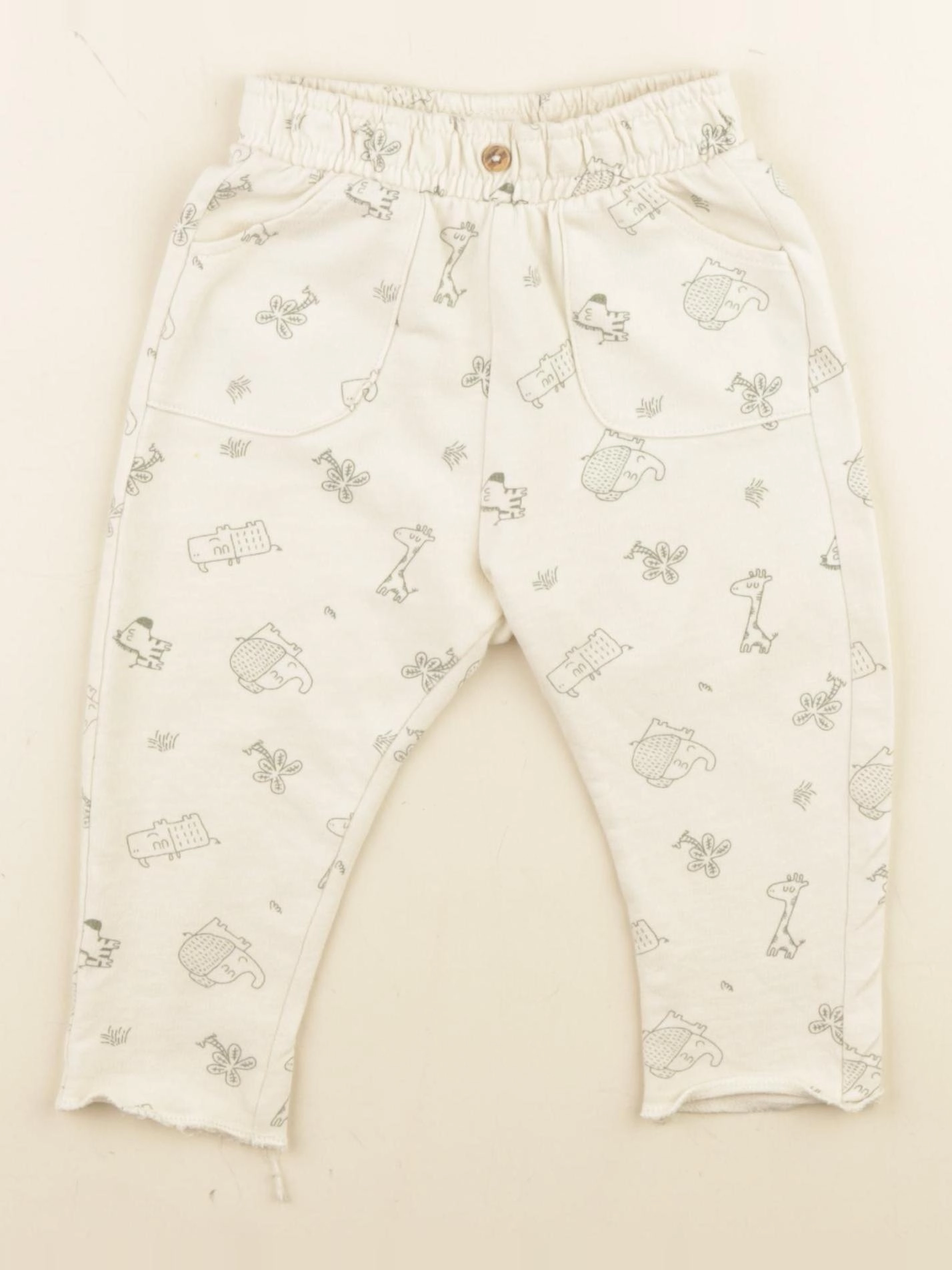 Vertbaudet - jogging beige - 6 mois