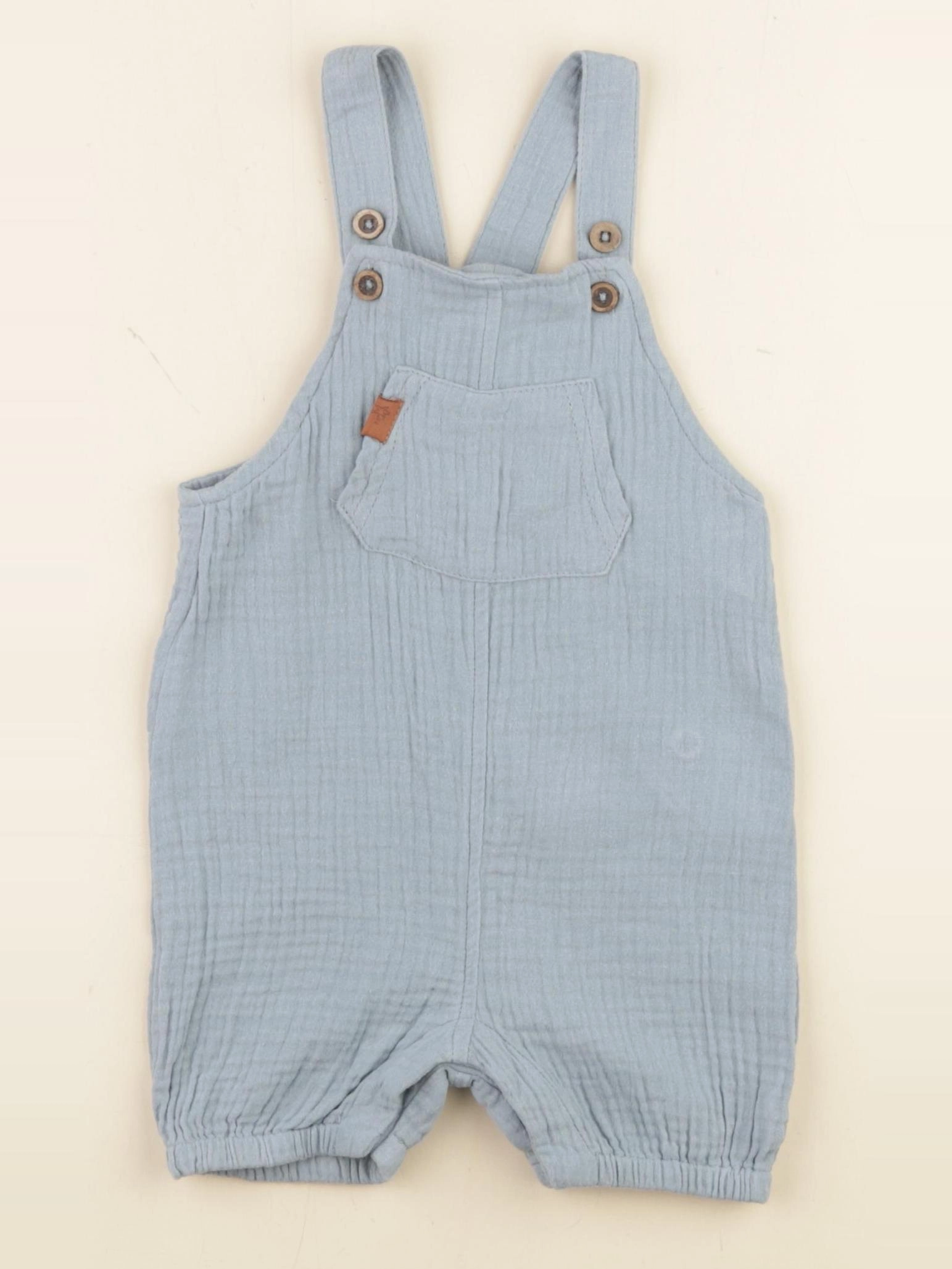 Vertbaudet - salopette bleu - 9 mois