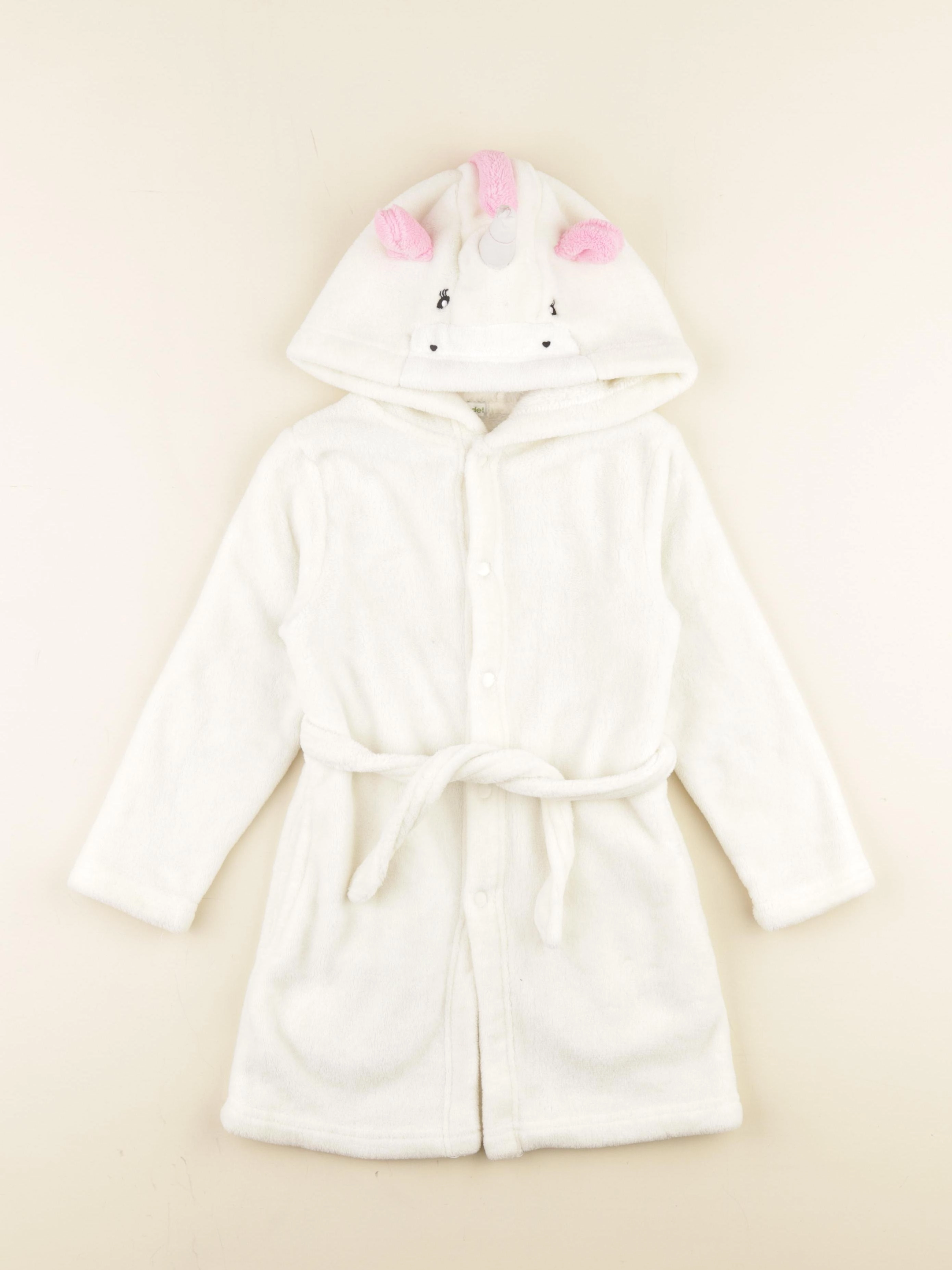 Vertbaudet - robe de chambre blanc - 5 ans