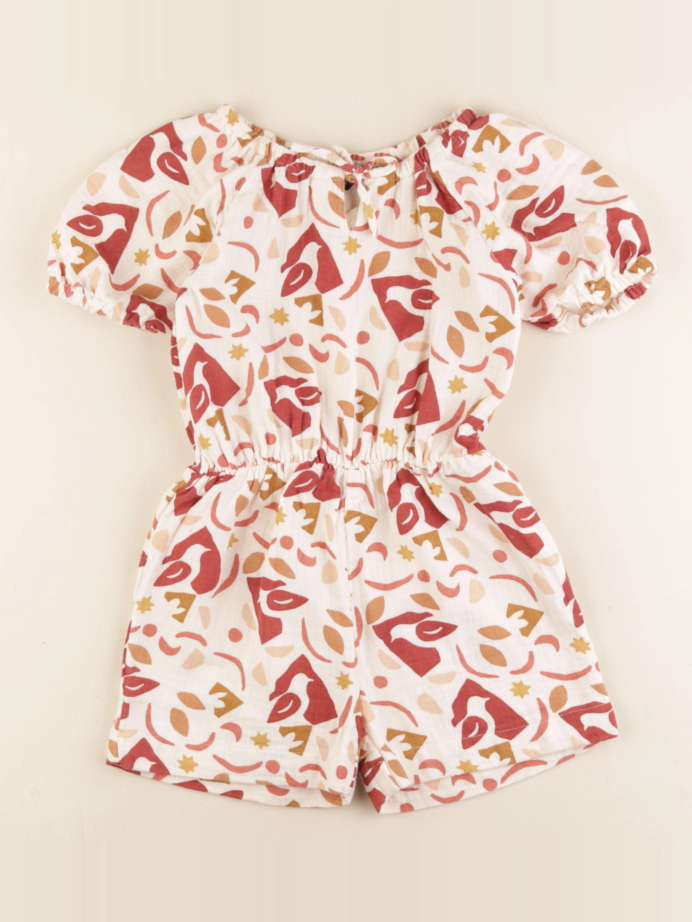 Monoprix - combinaison beige - 6 ans