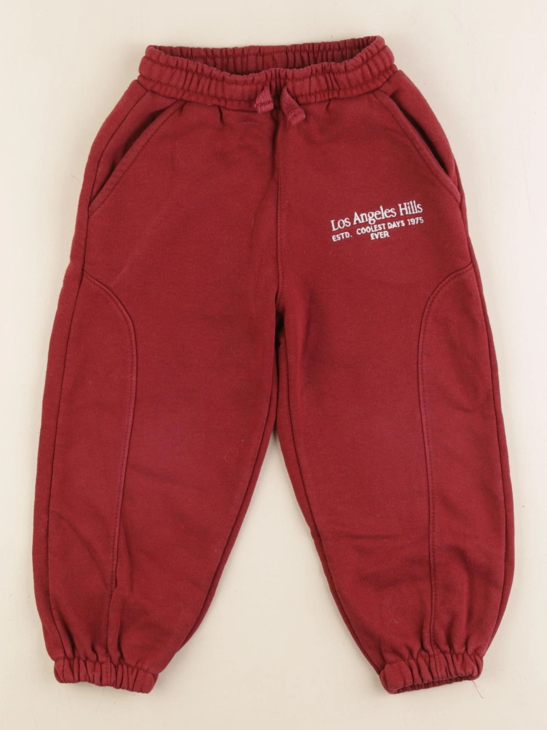 Zara - jogging rouge - 4 ans